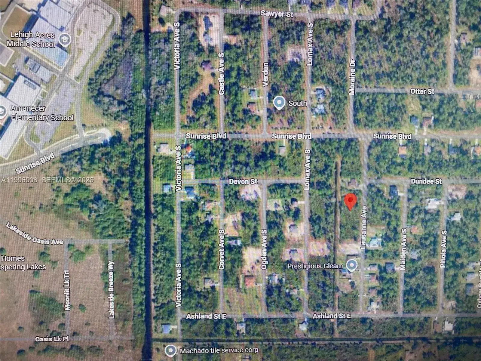 Land/Boat Docks for sale at 220 LAUSANNE AVE, Lehigh Acres FL 33974
