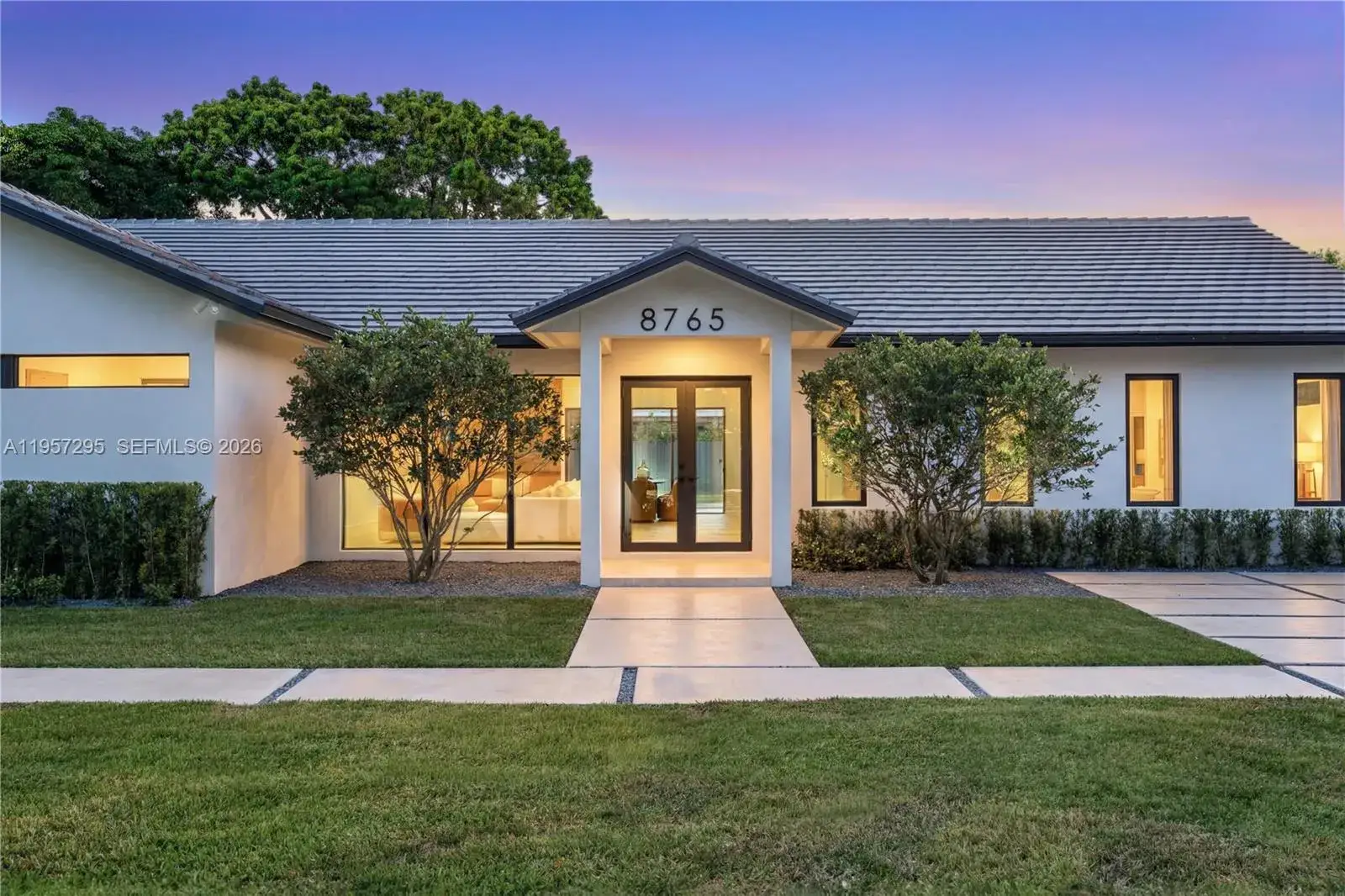 5 bedroom 4 bath Residential for sale at 8765 SW 175th St, Palmetto Bay FL 33157
