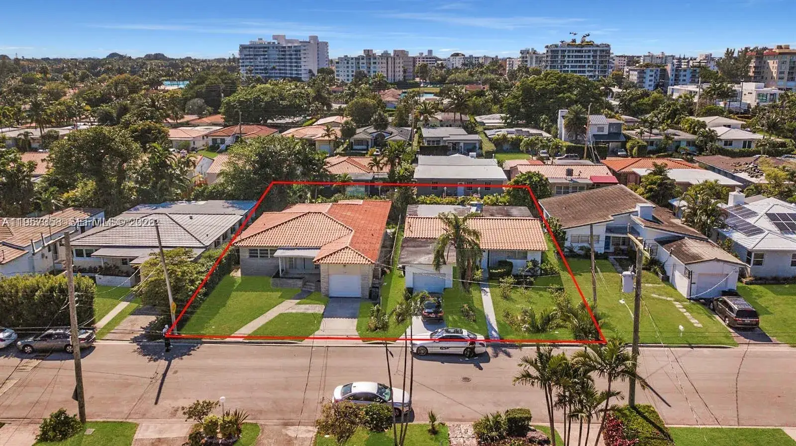 3 bedroom 2 bath Residential for sale at 9348/9356 Byron Ave, Surfside FL 33154