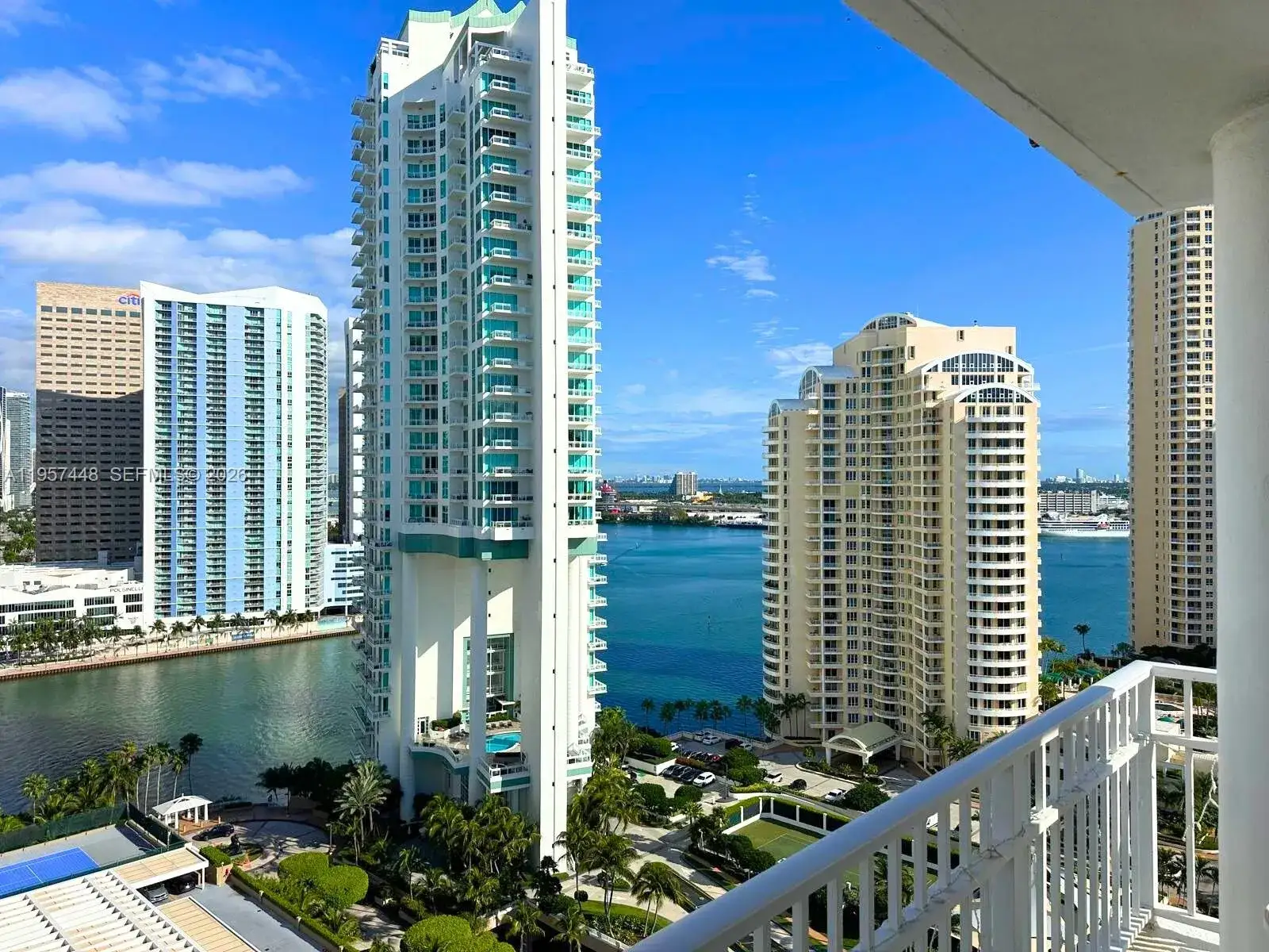2 bedroom 2 bath Residential for sale at 701 Brickell Key Blvd # 2309, Miami FL 33131