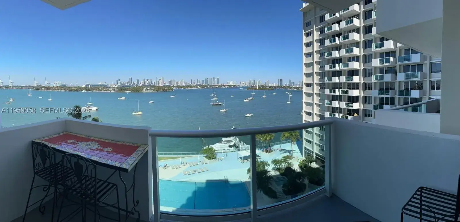 1 bedroom 1 bath Residential Lease for rent at 1200 West Ave # 805, Miami Beach FL 33139