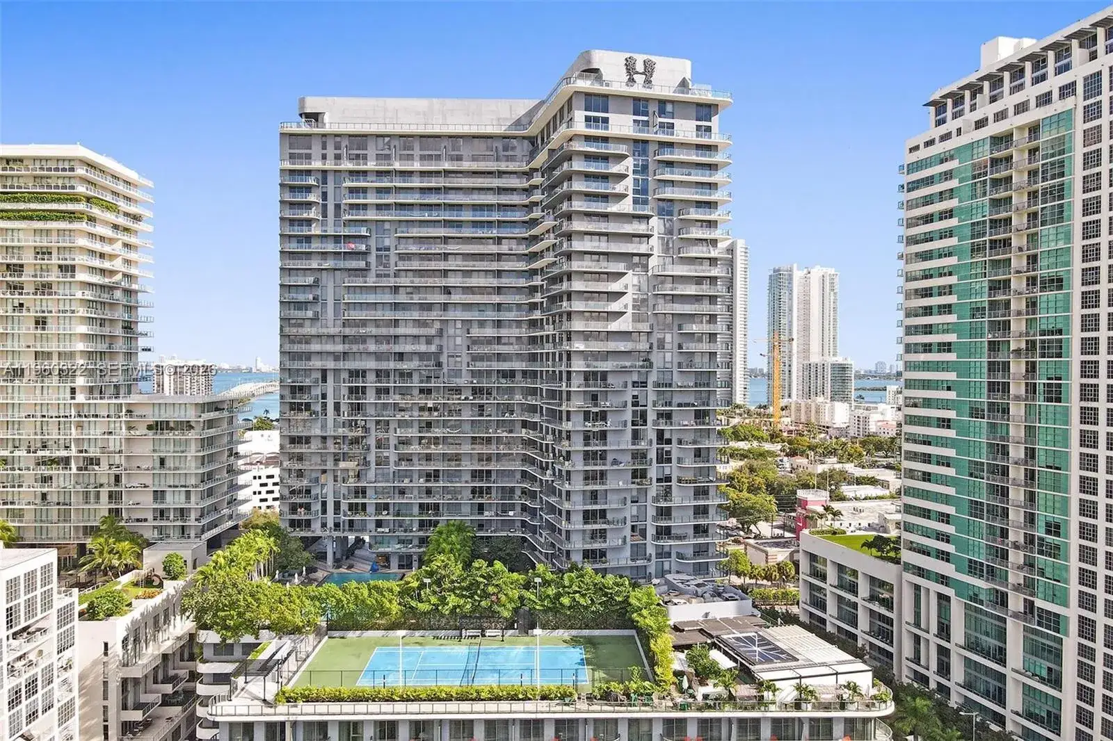 1 bedroom 2 bath Residential Lease for rent at 121 NE 34th St # 2305, Miami FL 33137