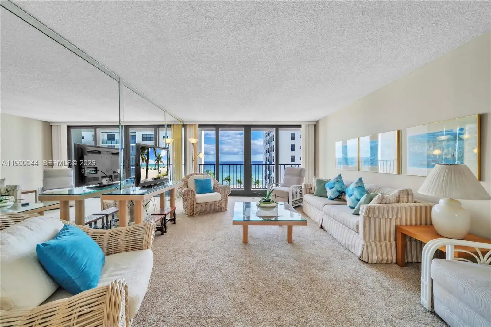 1 bedroom 1 bath Residential Lease for rent at 2401 S Ocean Dr # 702, Hollywood FL 33019