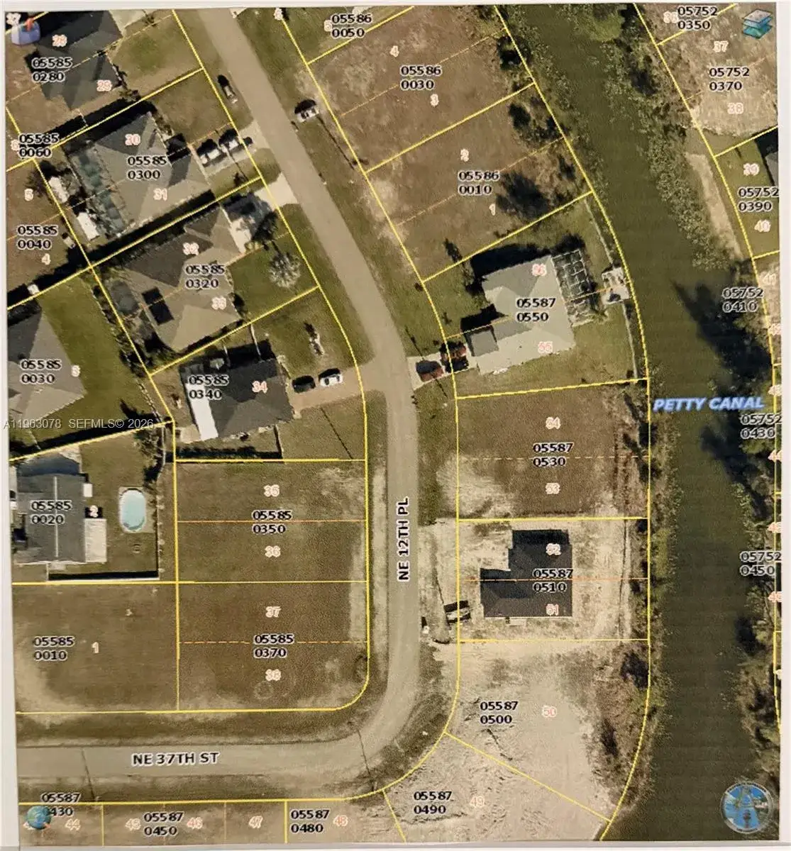 Land/Boat Docks for sale at 3709 NE 12th PL, Cape Coral FL 33909