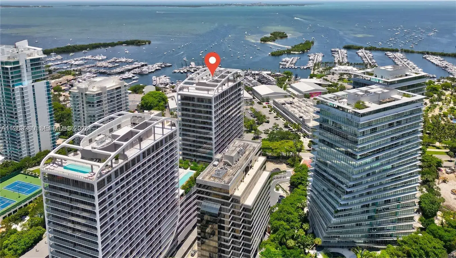 2 bedroom 2 bath Residential for sale at 2655 S Bayshore Dr # 706, Miami FL 33133