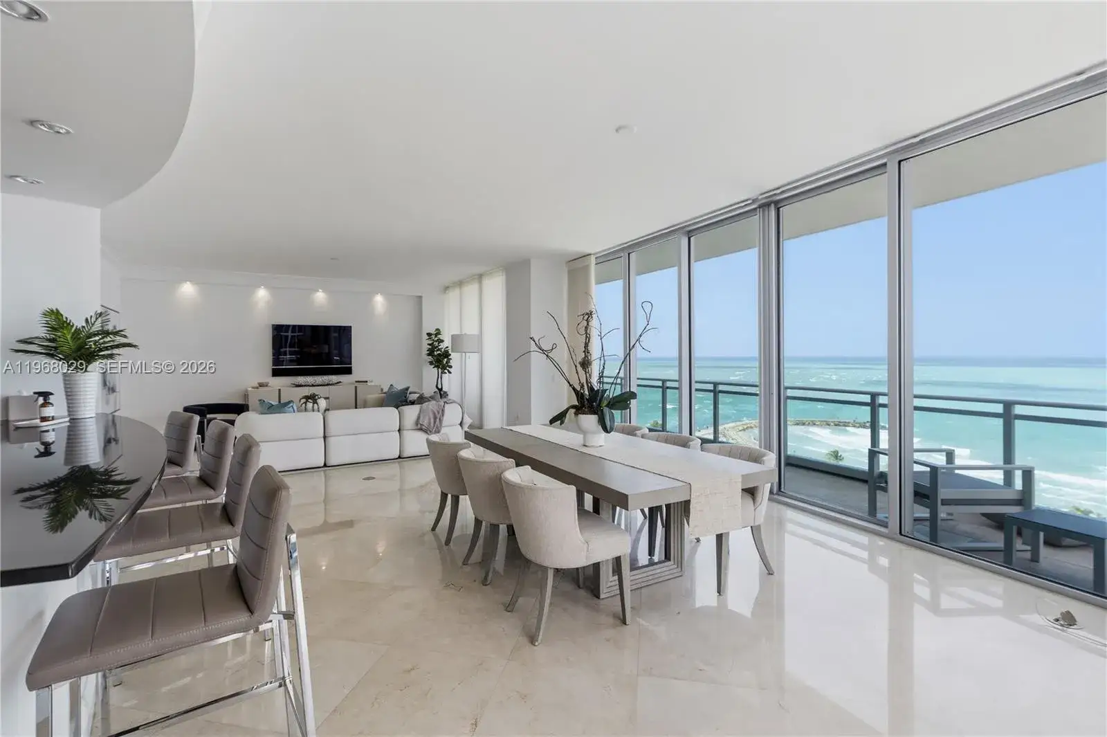 2 bedroom 2 bath Residential Lease for rent at 10295 Collins Ave # 801, Bal Harbour FL 33154