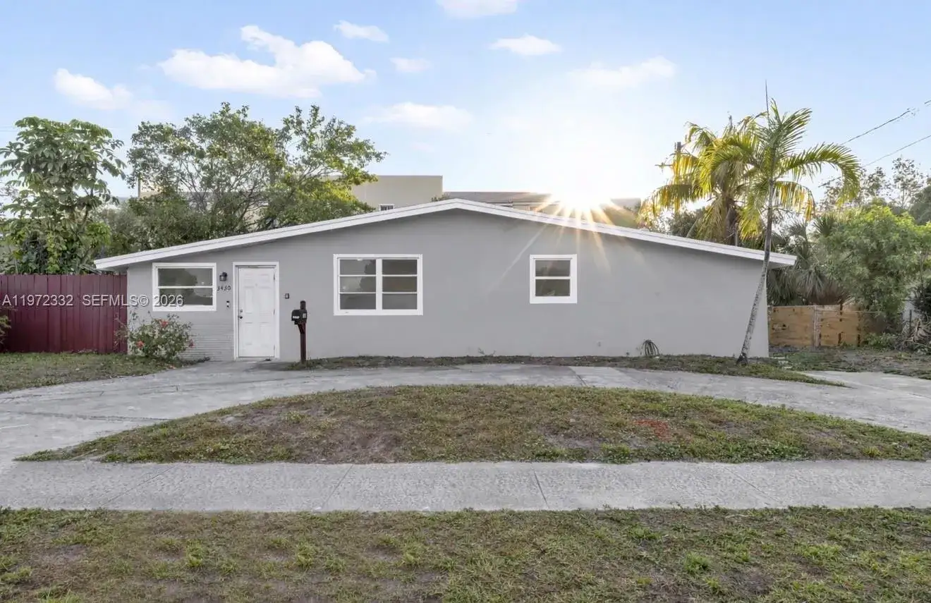 3 bedroom 1 bath Residential for sale at 3430 NW 43rd Ave, Lauderdale Lakes FL 33319