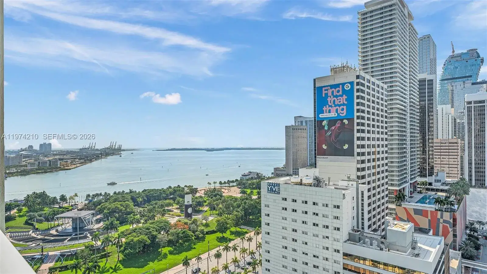 1 bedroom 1 bath Residential for sale at 244 Biscayne Blvd # 1005, Miami FL 33132