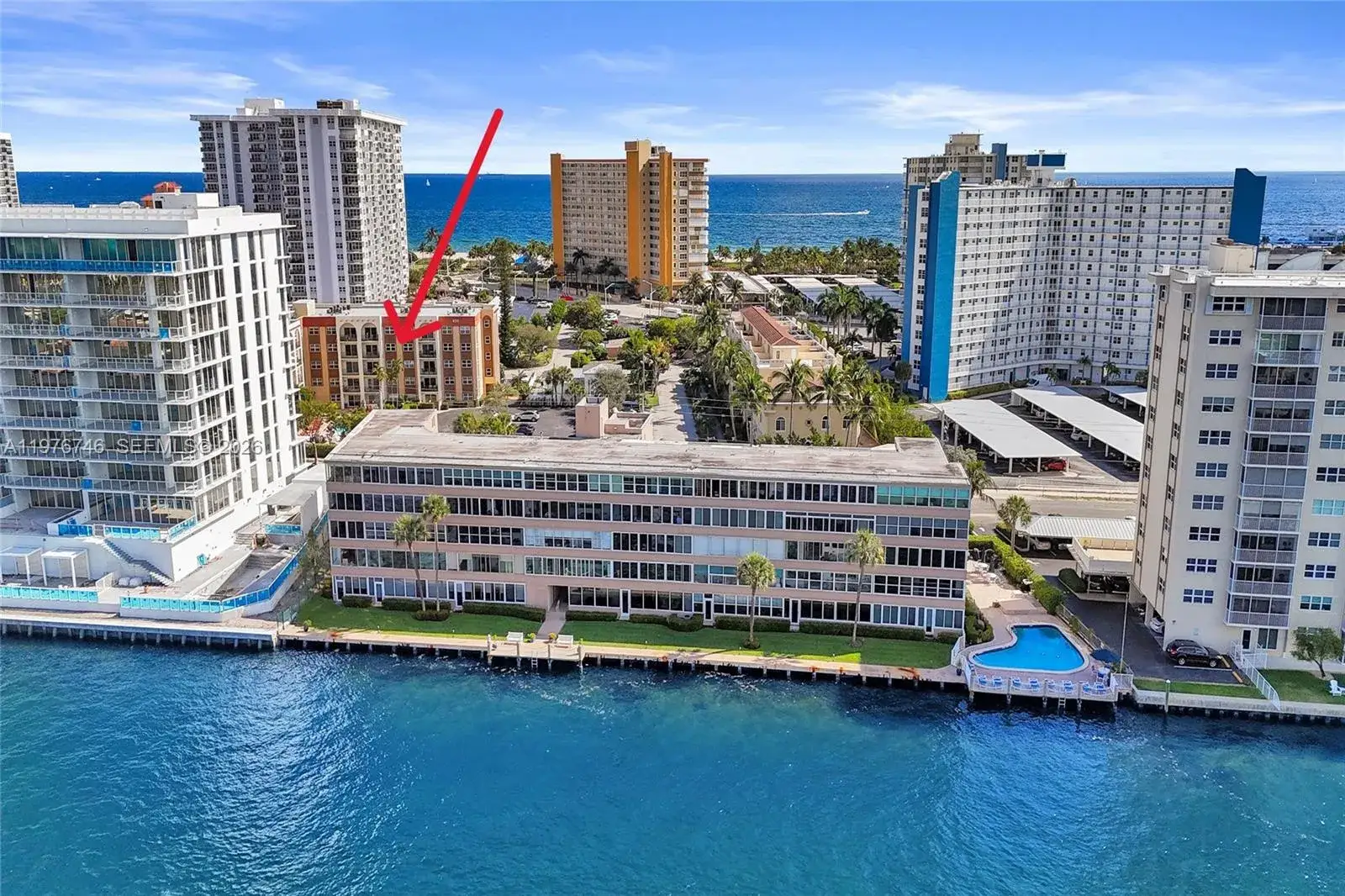 1 bedroom 1 bath Residential Lease for rent at 400 N Riverside Dr # 410, Pompano Beach FL 33062