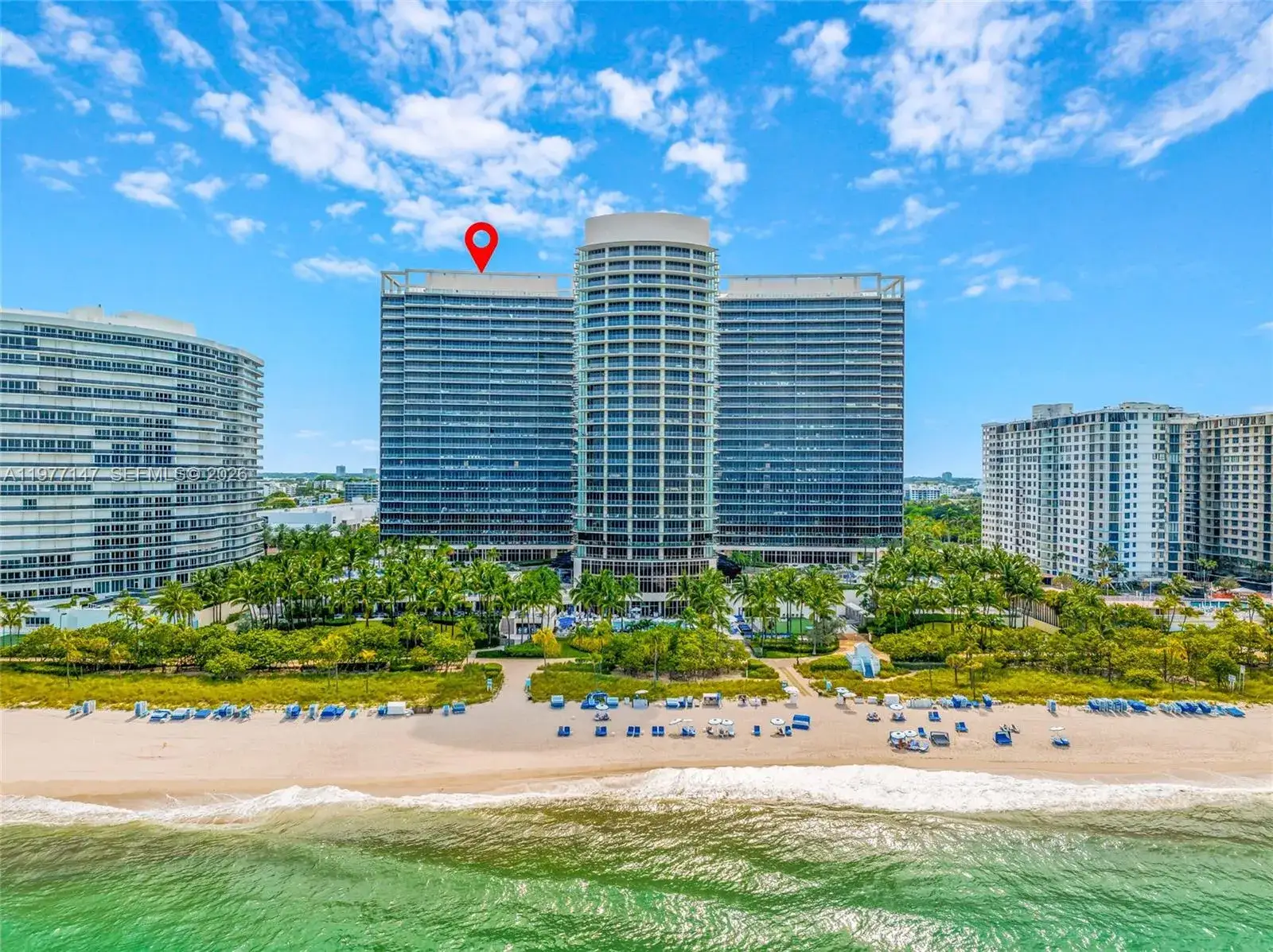 2 bedroom 2 bath Residential for sale at 9701 Collins Ave # 1405S, Bal Harbour FL 33154