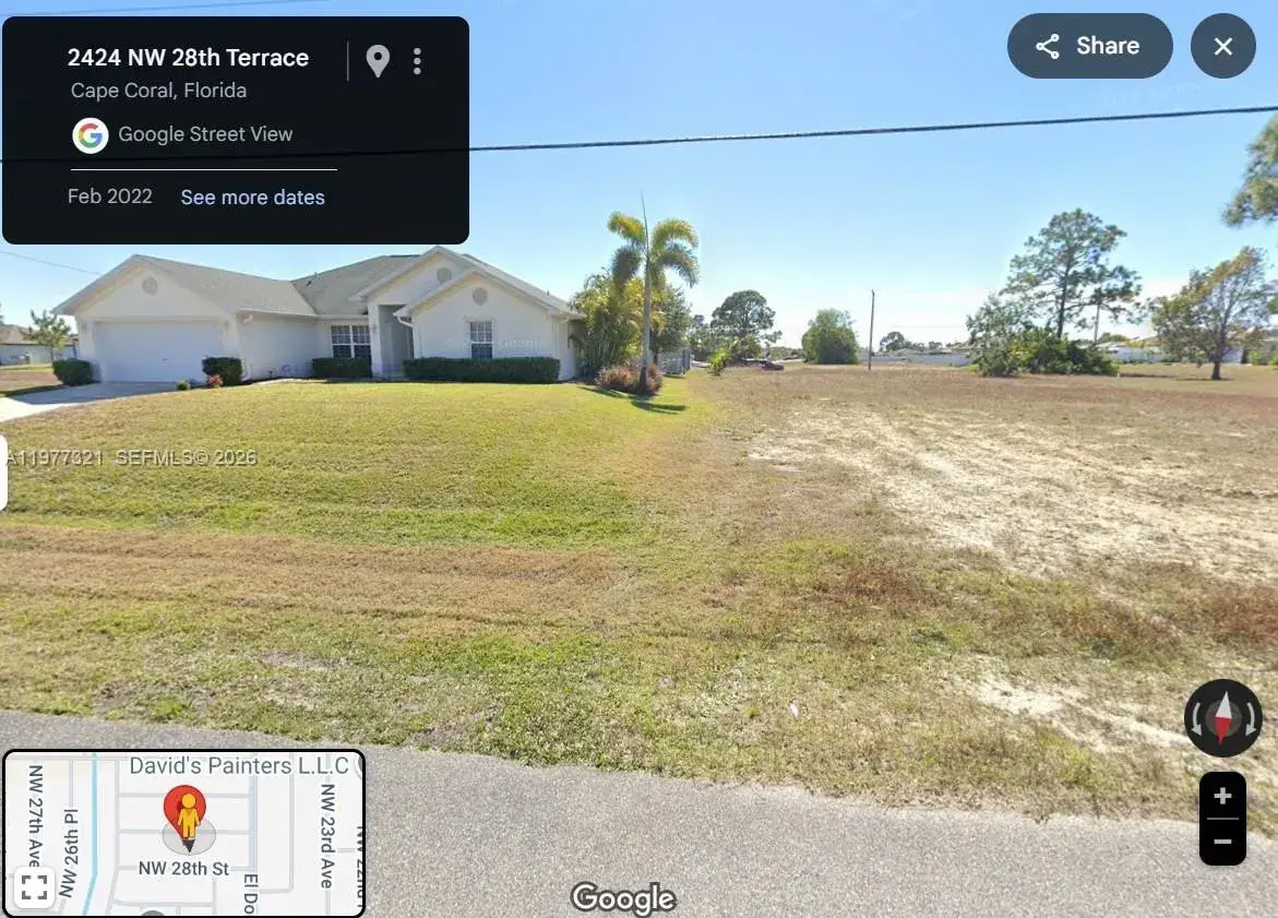 Land/Boat Docks for sale at 2424 NW 28, Cape Coral FL 33993