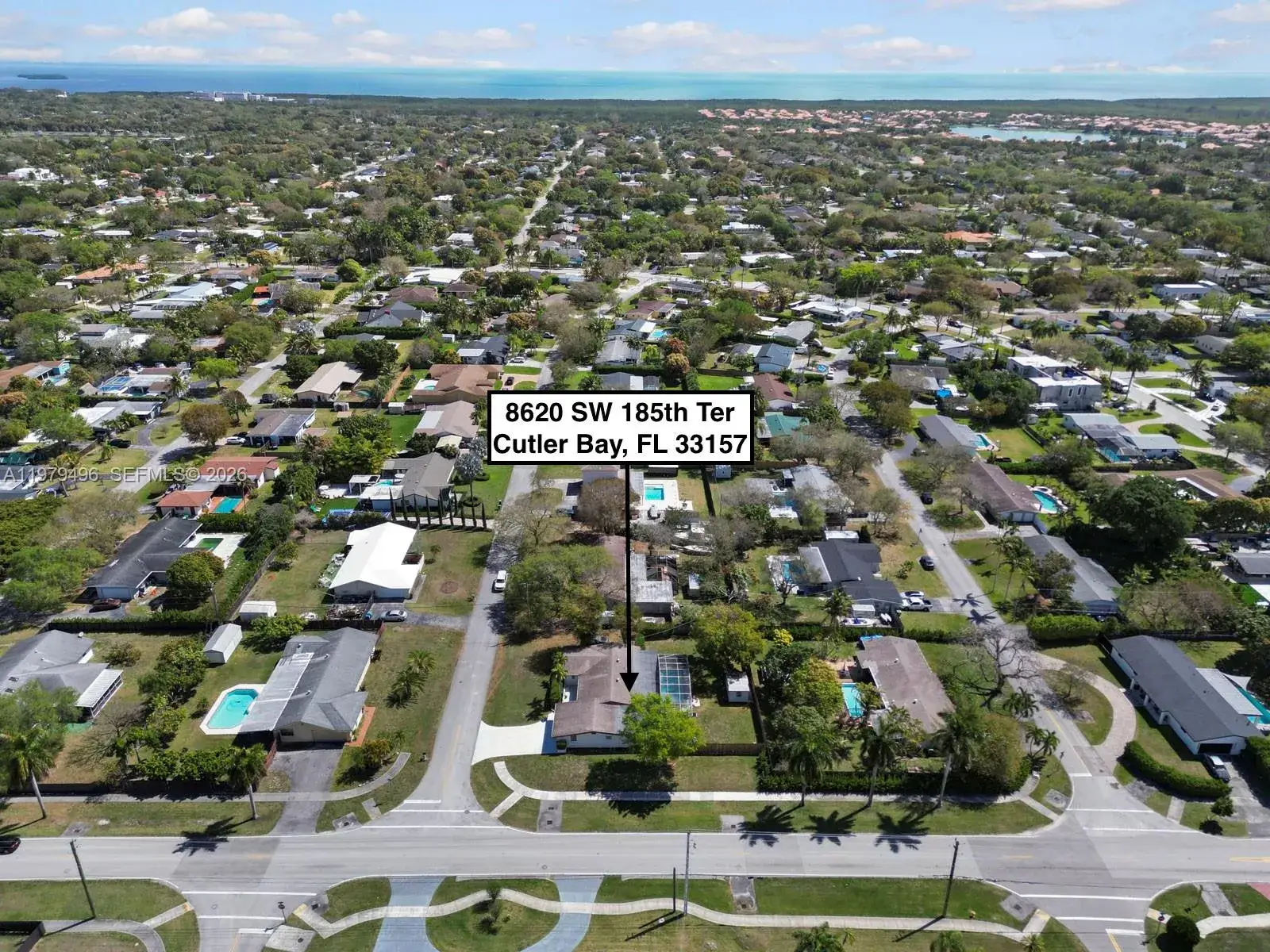 4 bedroom 2 bath Residential for sale at 8620 SW 185th Ter, Cutler Bay FL 33157