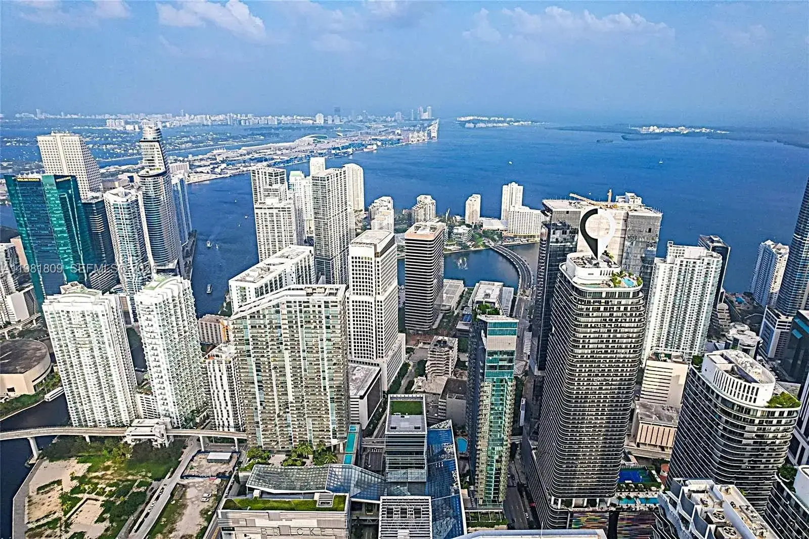 1 bedroom 2 bath Residential for sale at 801 S Miami Ave # 1203, Miami FL 33130