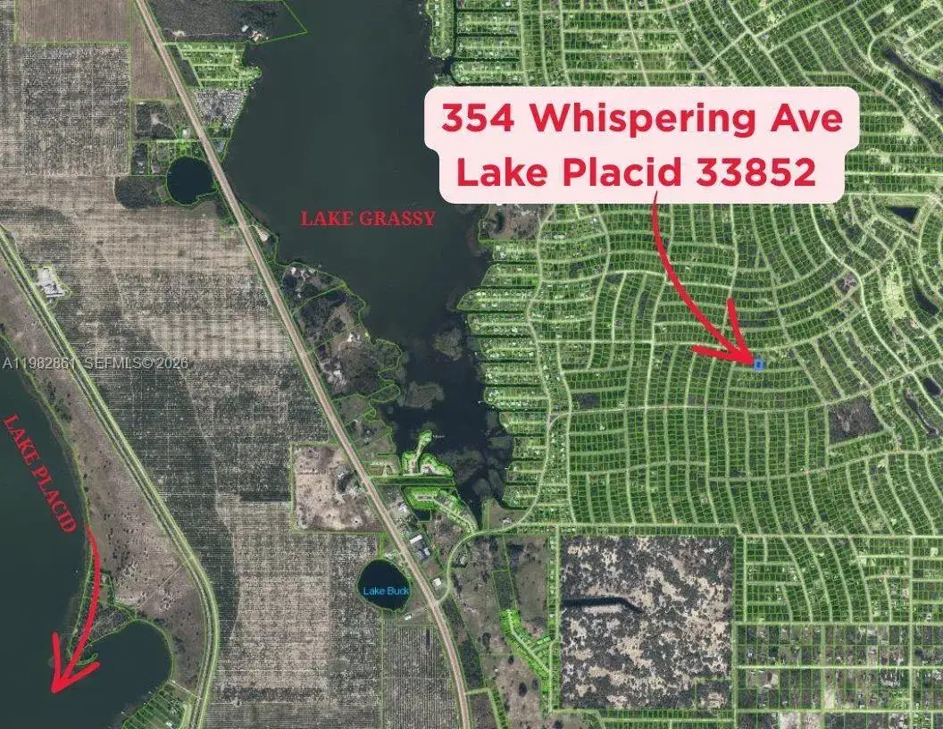 Land/Boat Docks for sale at 354 Whispering Ave, Lake Placid FL 33852
