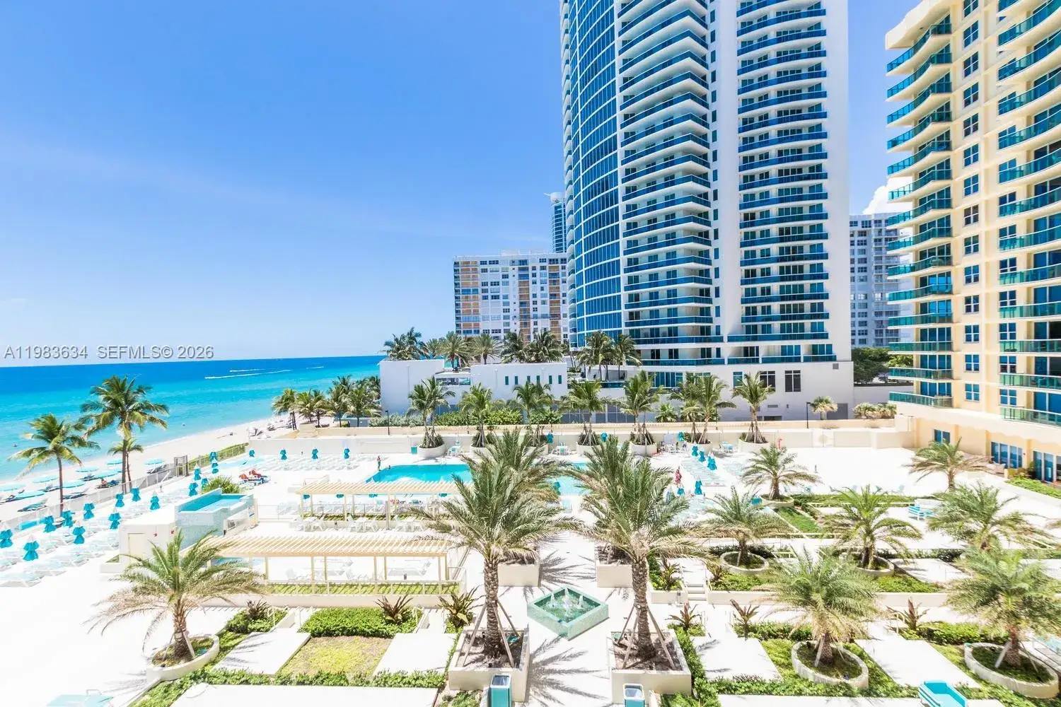 2 bedroom 2 bath Residential Lease for rent at 2501 S OCEAN DR # 411, Hollywood FL 33019