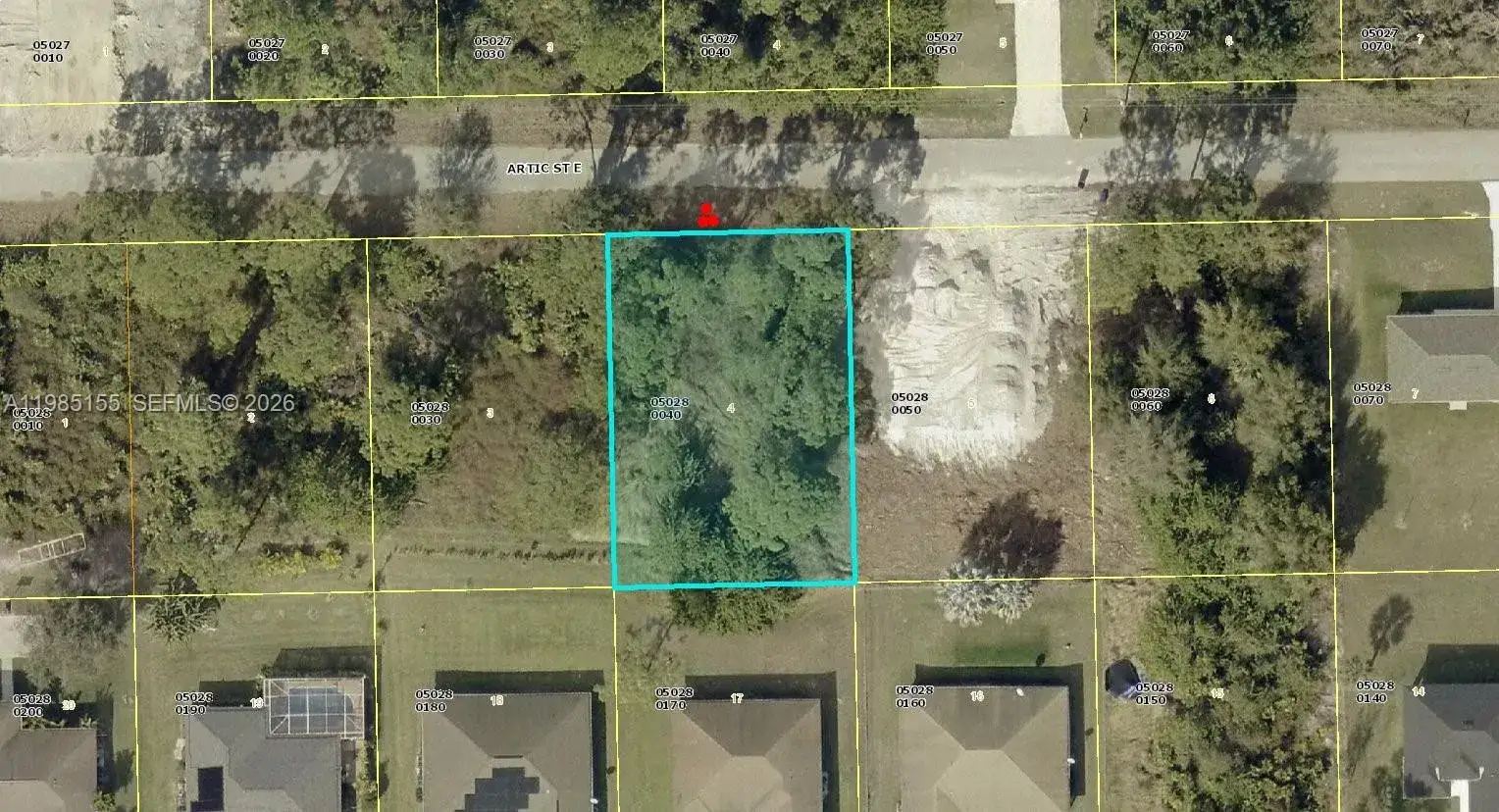 Land/Boat Docks for sale at 1110 Artic St E, Lehigh Acres FL 33974