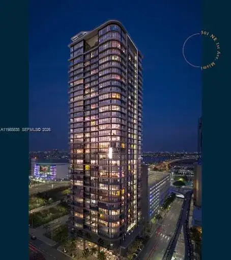 1 bath Residential for sale at 121 NE 5th ST # 912A, Miami FL 33132