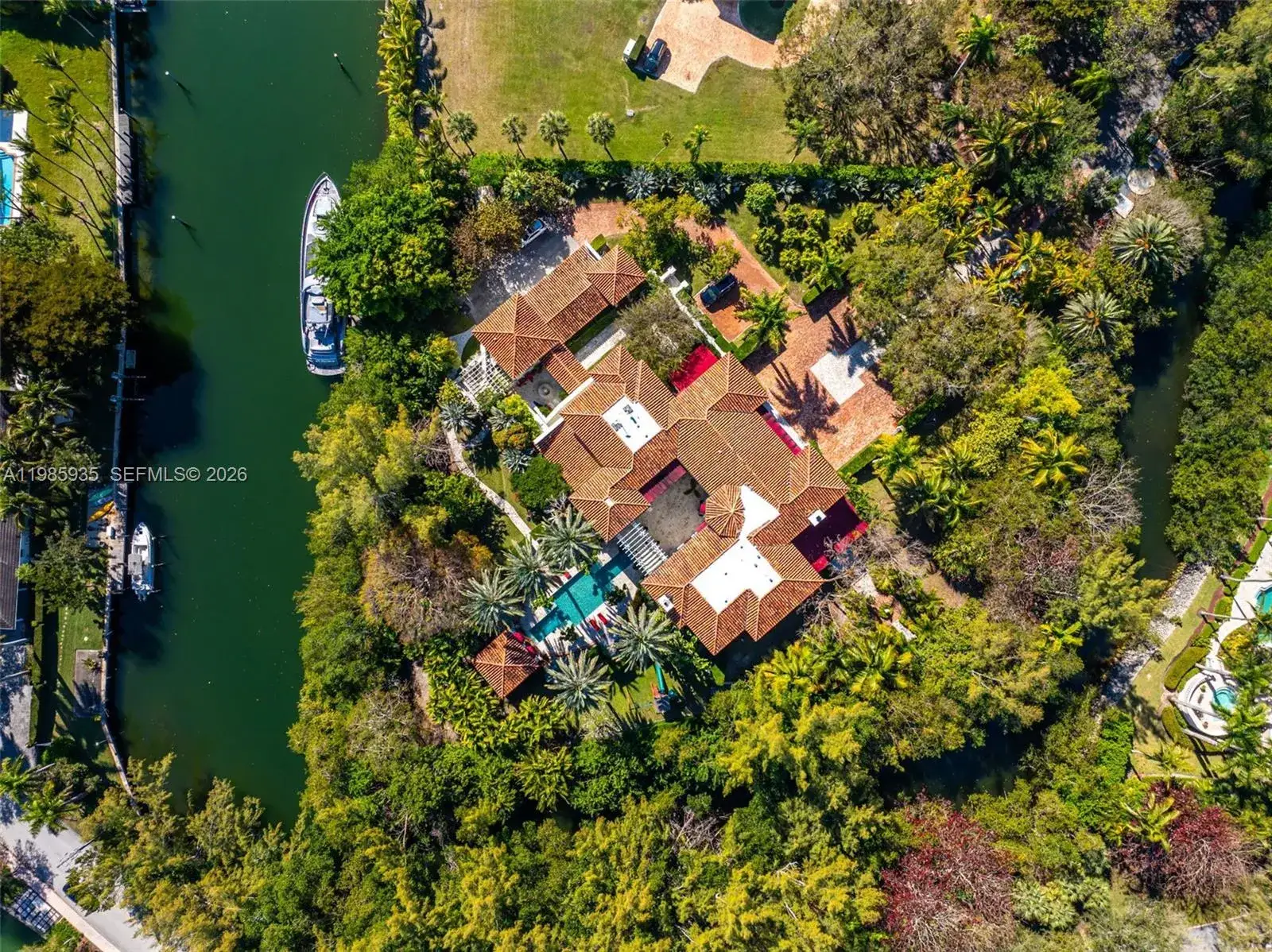 7 bedroom 8 bath Residential for sale at 9401 Journeys End Rd, Coral Gables FL 33156