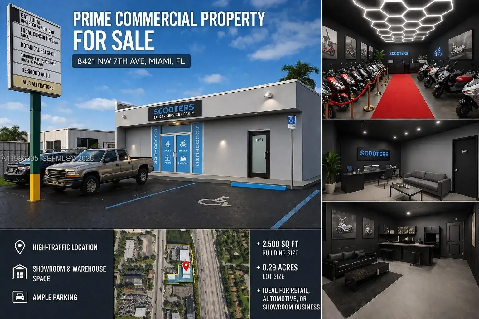 Business Opportunity for sale at 8431 NW 7th Ave, Miami FL 33150
