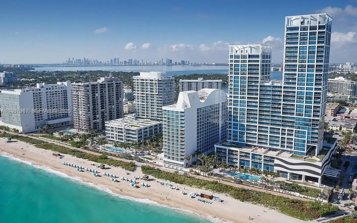 2 bedroom 2 bath Residential Lease for rent at 6799 Collins Ave # 501, Miami Beach FL 33141