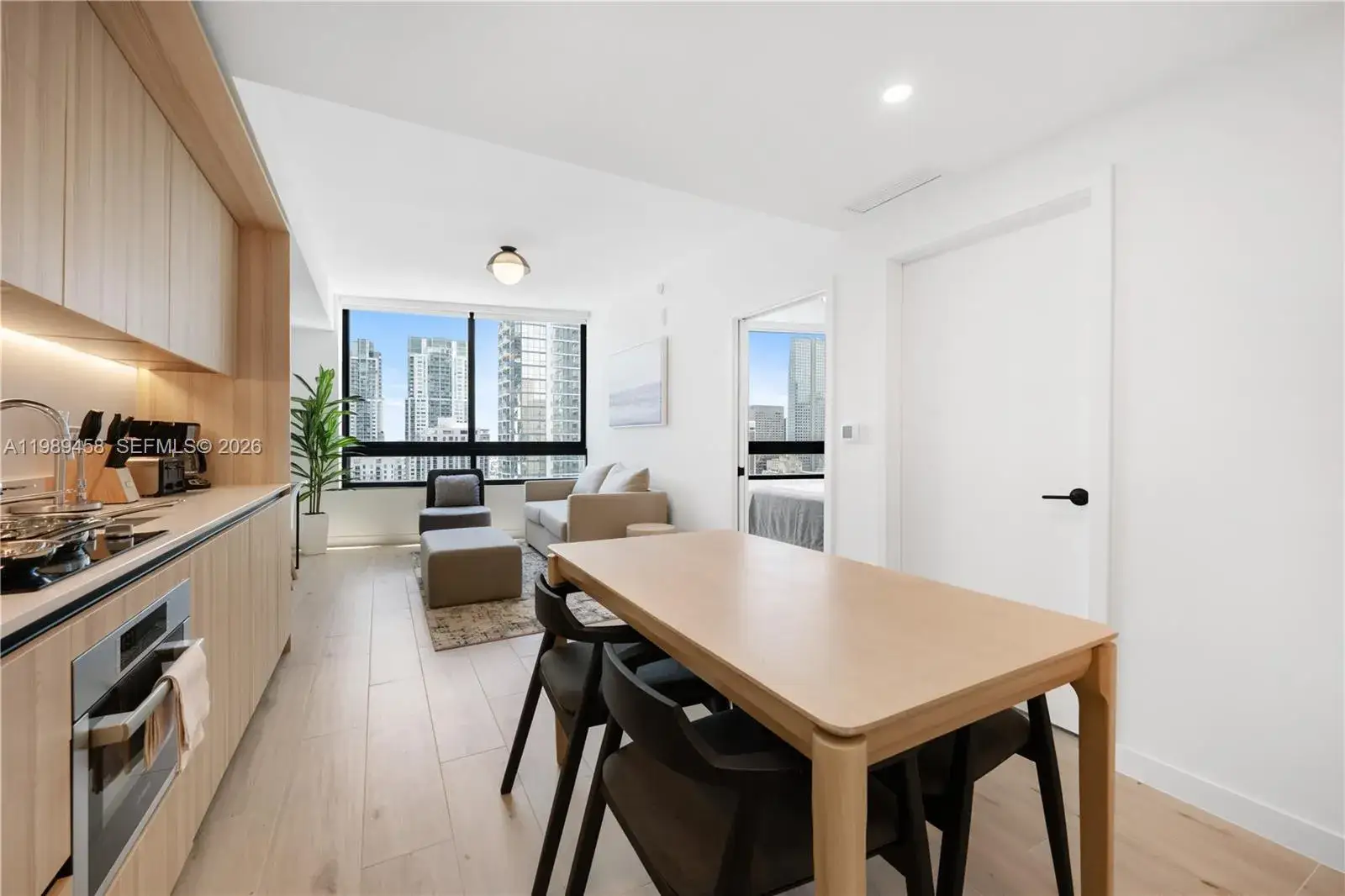 1 bedroom 1 bath Residential Lease for rent at 225 N Miami Ave. # 3107, Miami FL 33128