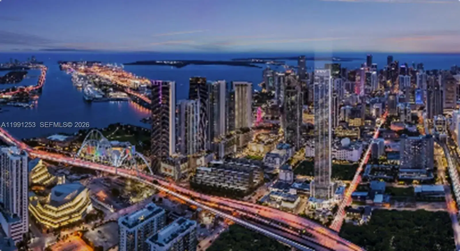 1 bedroom 1 bath Residential for sale at 20 NE 11th St # 3809, Miami FL 33132