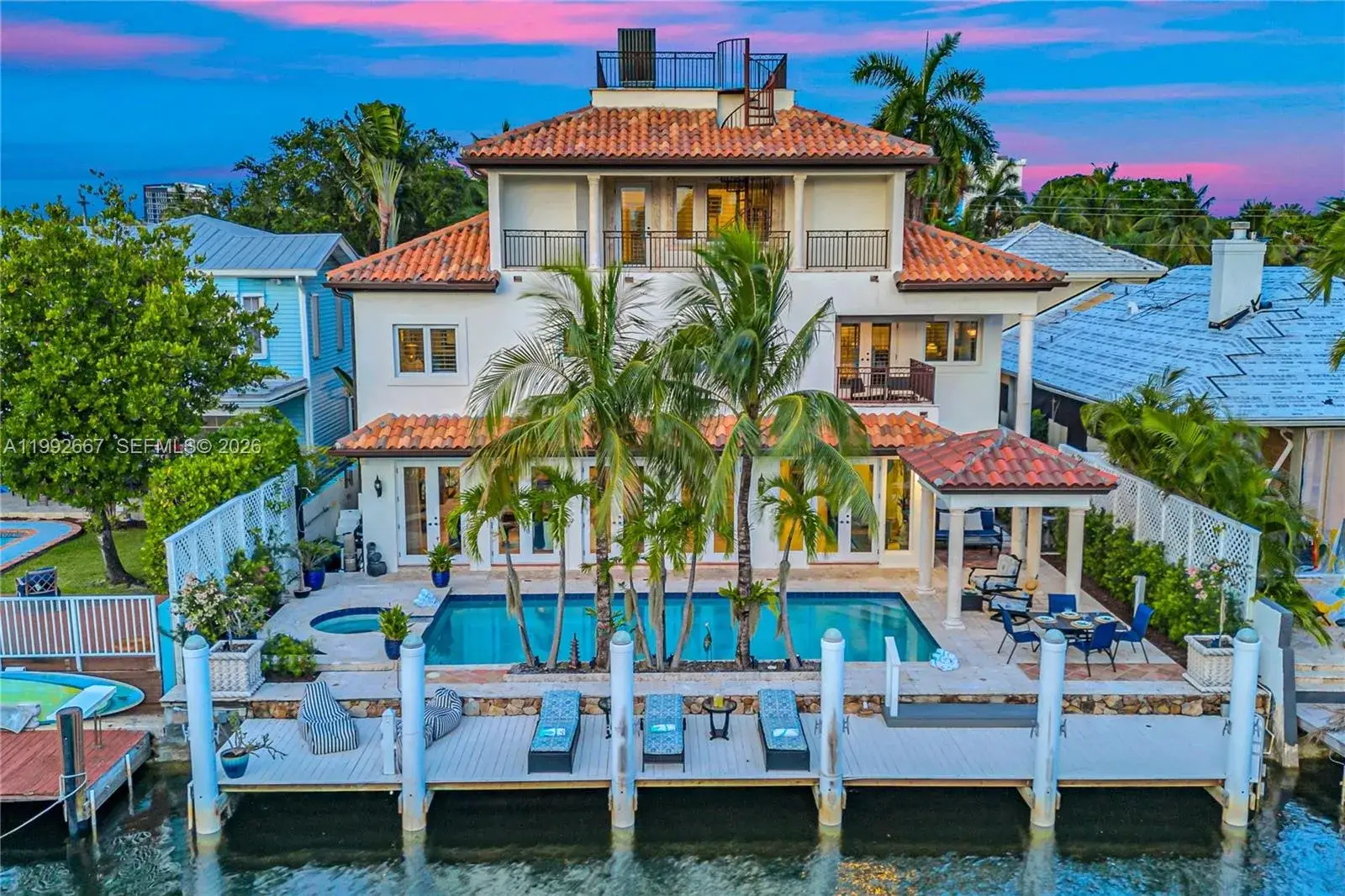 6 bedroom 5 bath Residential Lease for rent at 625 Poinciana, Fort Lauderdale FL 33301