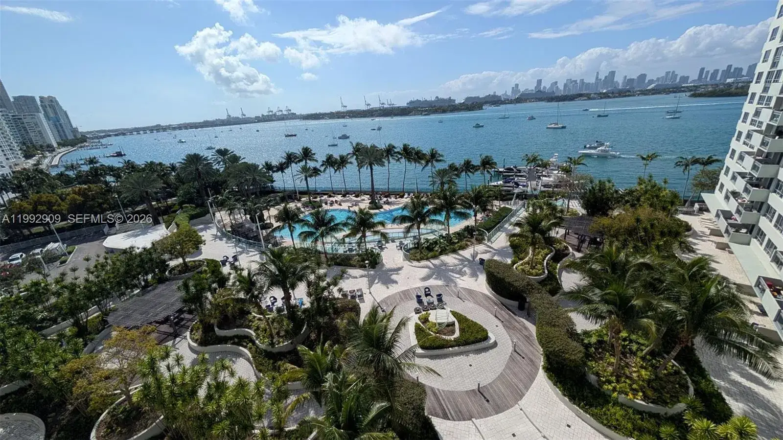 2 bedroom 2 bath Residential Lease for rent at 1500 Bay Rd # 822S, Miami Beach FL 33139