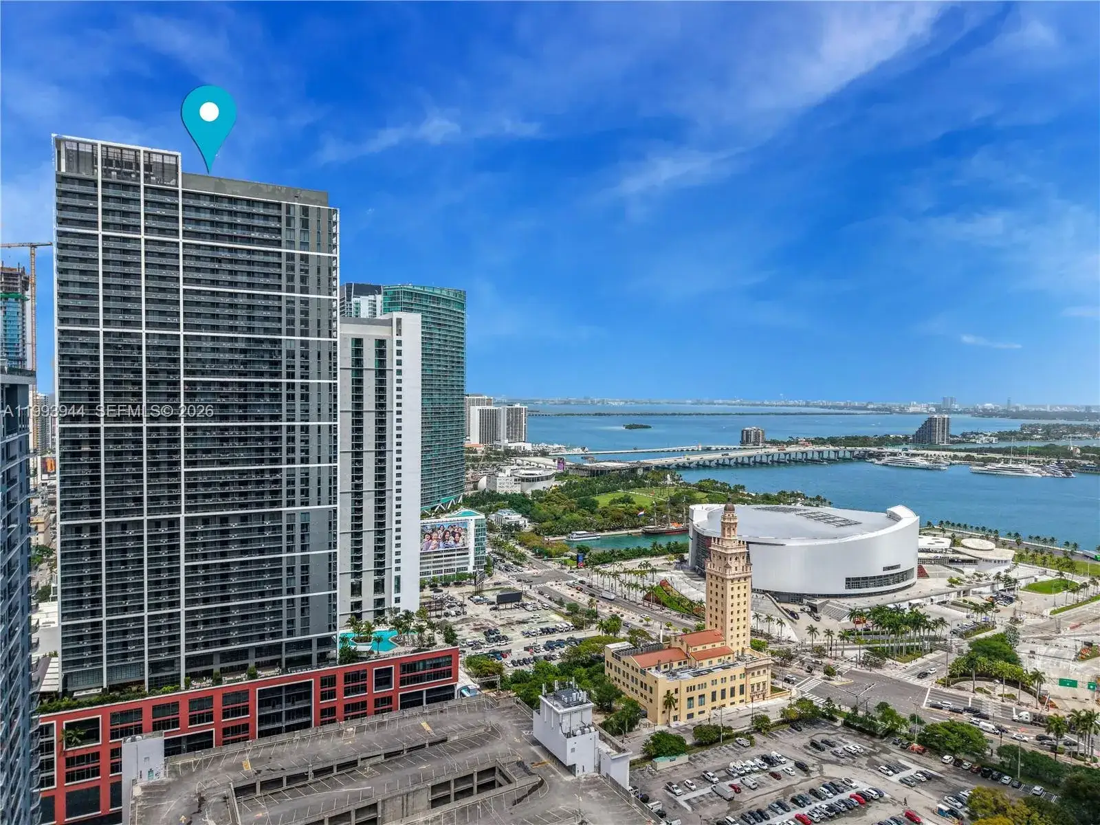 1 bedroom 1 bath Residential for sale at 159 NE 6th St # 1809, Miami FL 33132