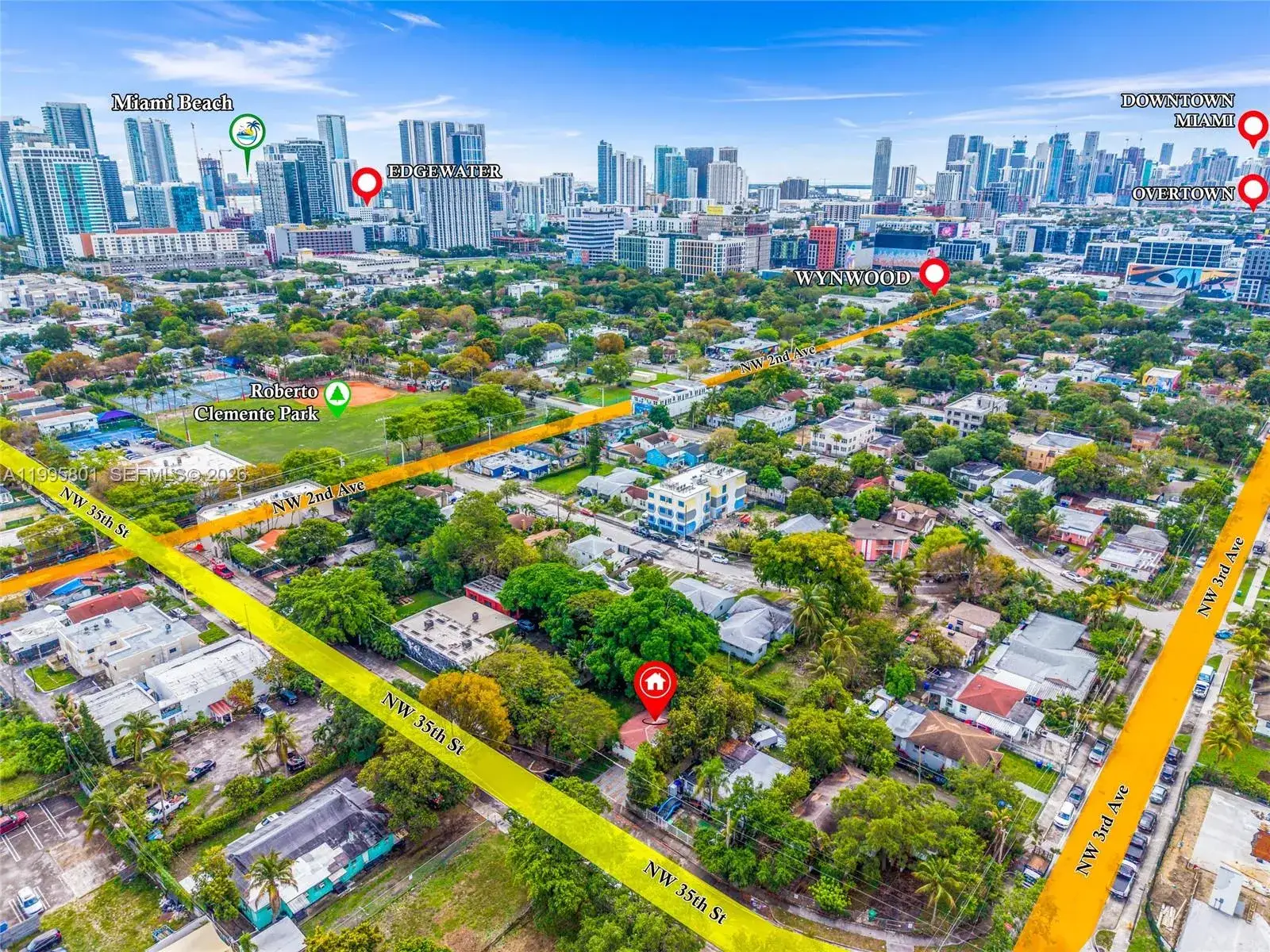 Residential Income for sale at 270 NW 35th St, Miami FL 33127