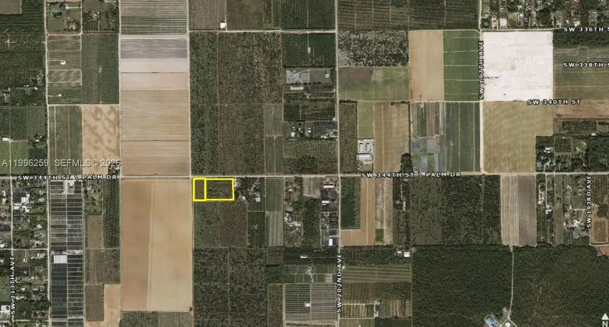 Commercial Land for sale at 206XX SW 344 ST, Homestead FL 33034