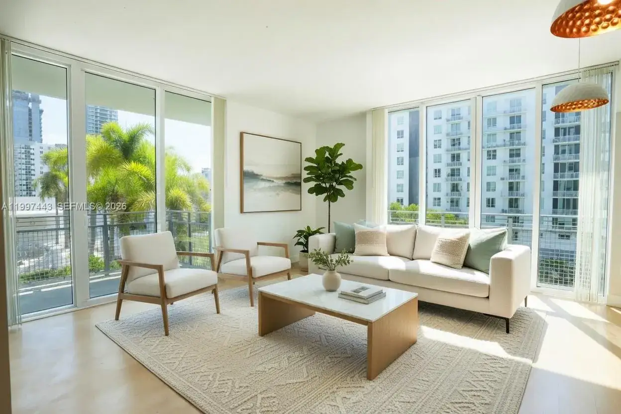 2 bedroom 2 bath Residential Lease for rent at 350 NE 24th St # 601, Miami FL 33137
