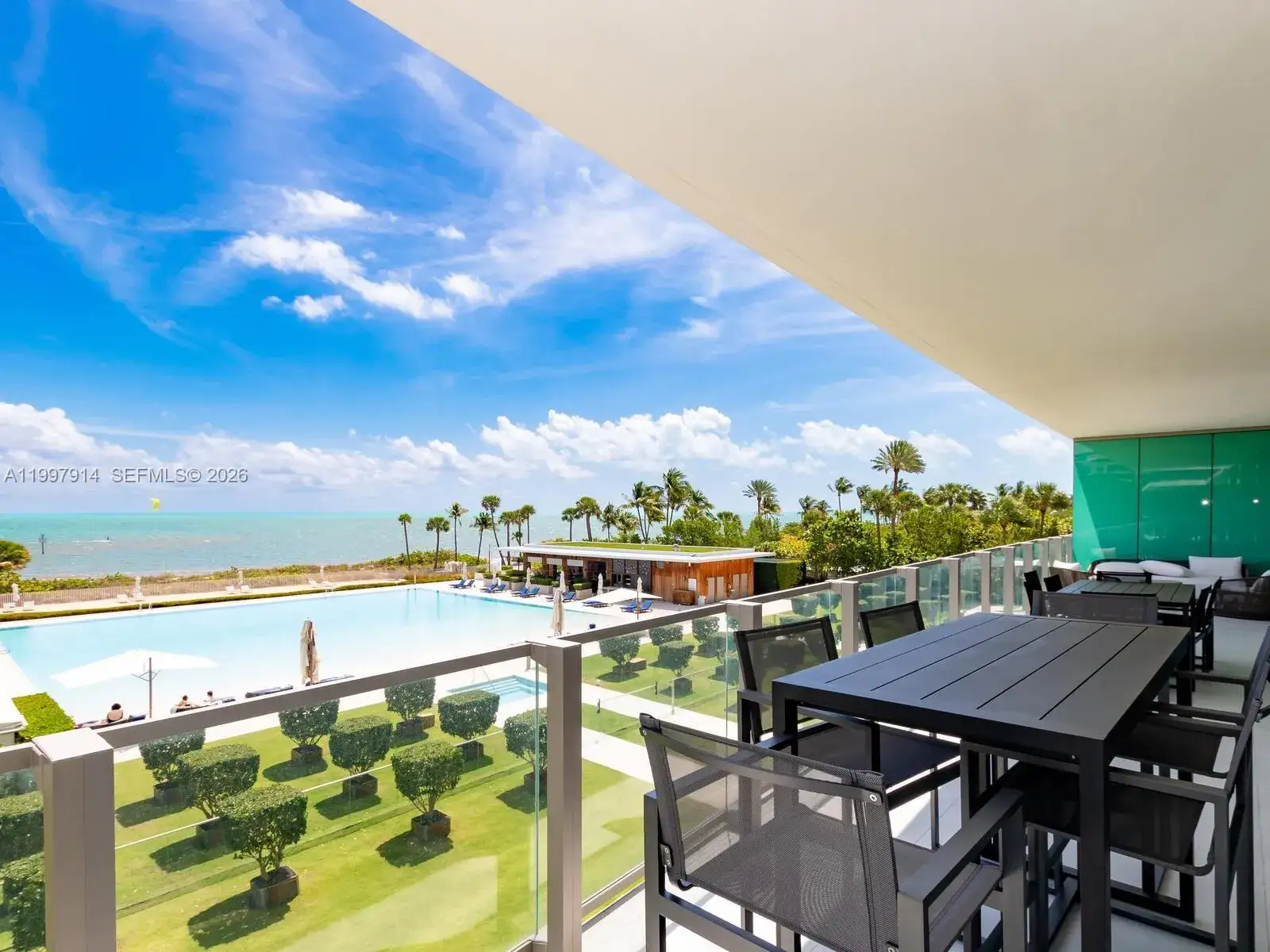 2 bedroom 3 bath Residential Lease for rent at 360 Ocean Dr # 304S, Key Biscayne FL 33149