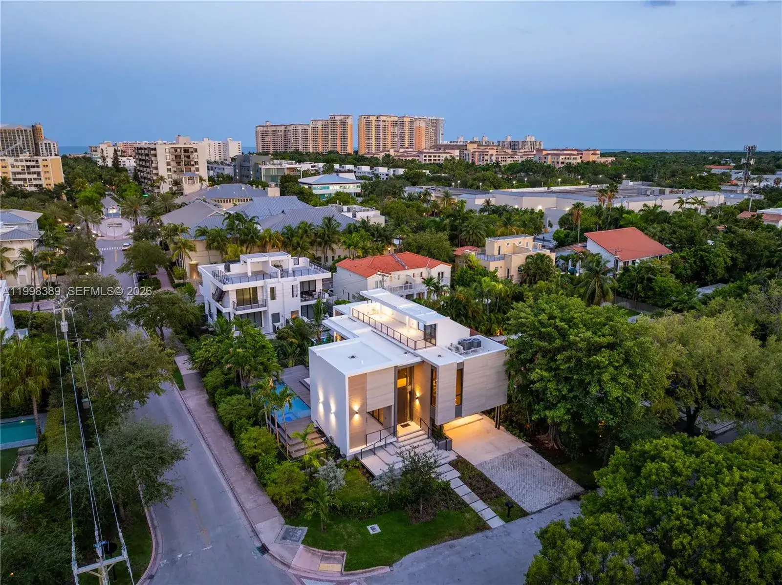 5 bedroom 7 bath Residential for sale at 571 GLENRIDGE RD, Key Biscayne FL 33149