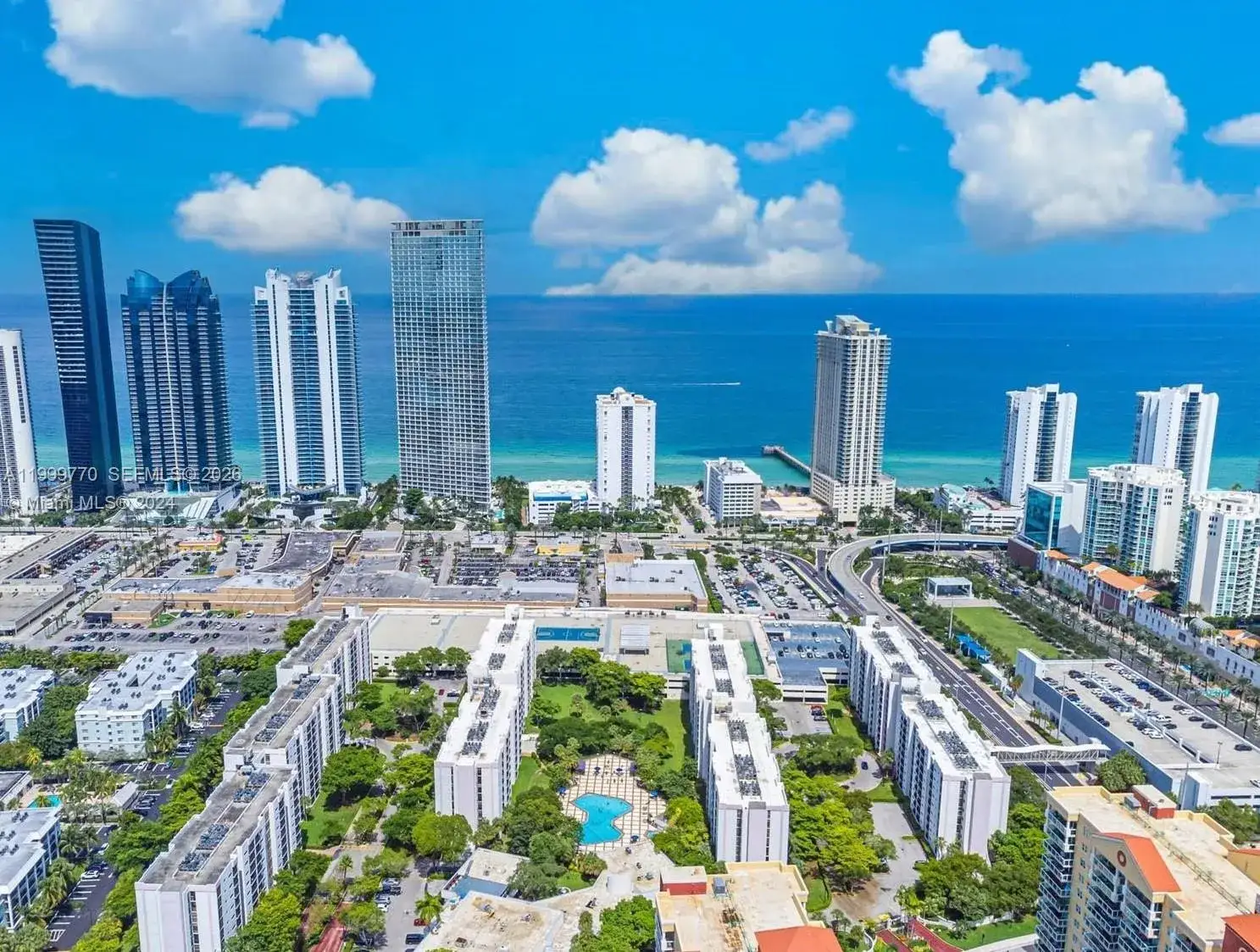 2 bedroom 2 bath Residential Lease for rent at 17021 N Bay Rd # 409, Sunny Isles Beach FL 33160