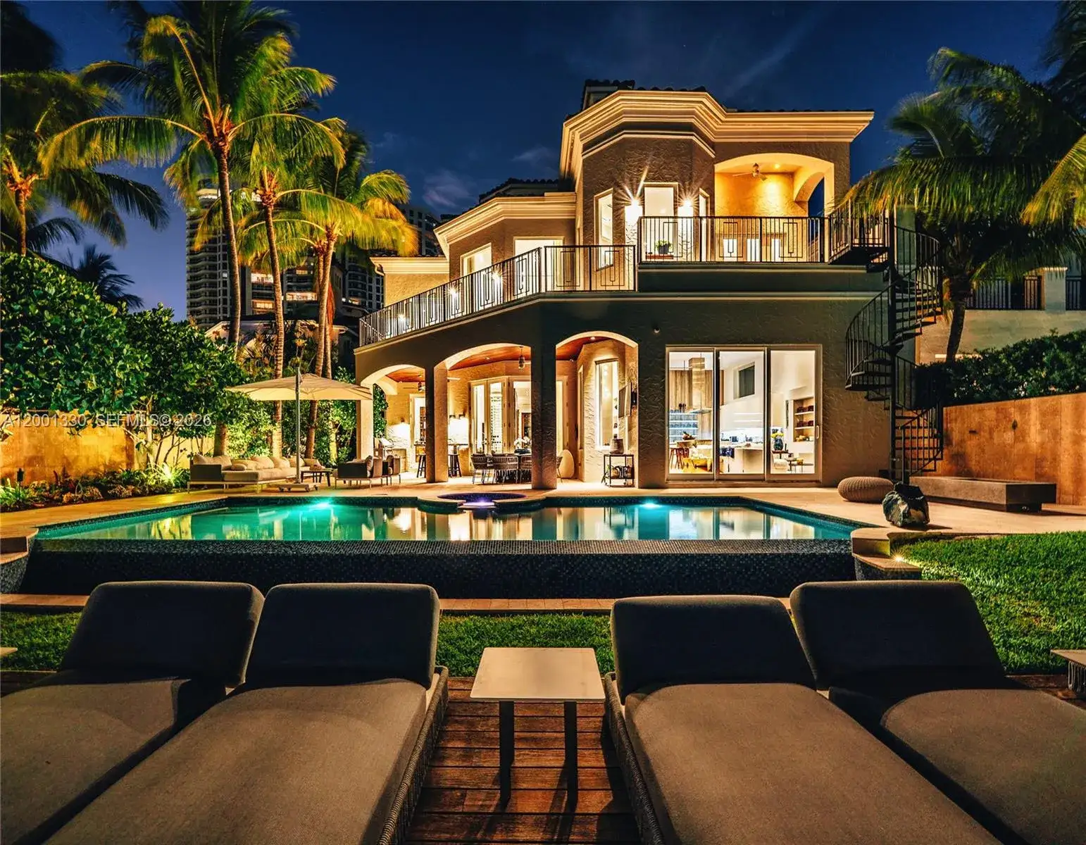 6 bedroom 7 bath Residential for sale at 3916 Island Estates Dr, Aventura FL 33160