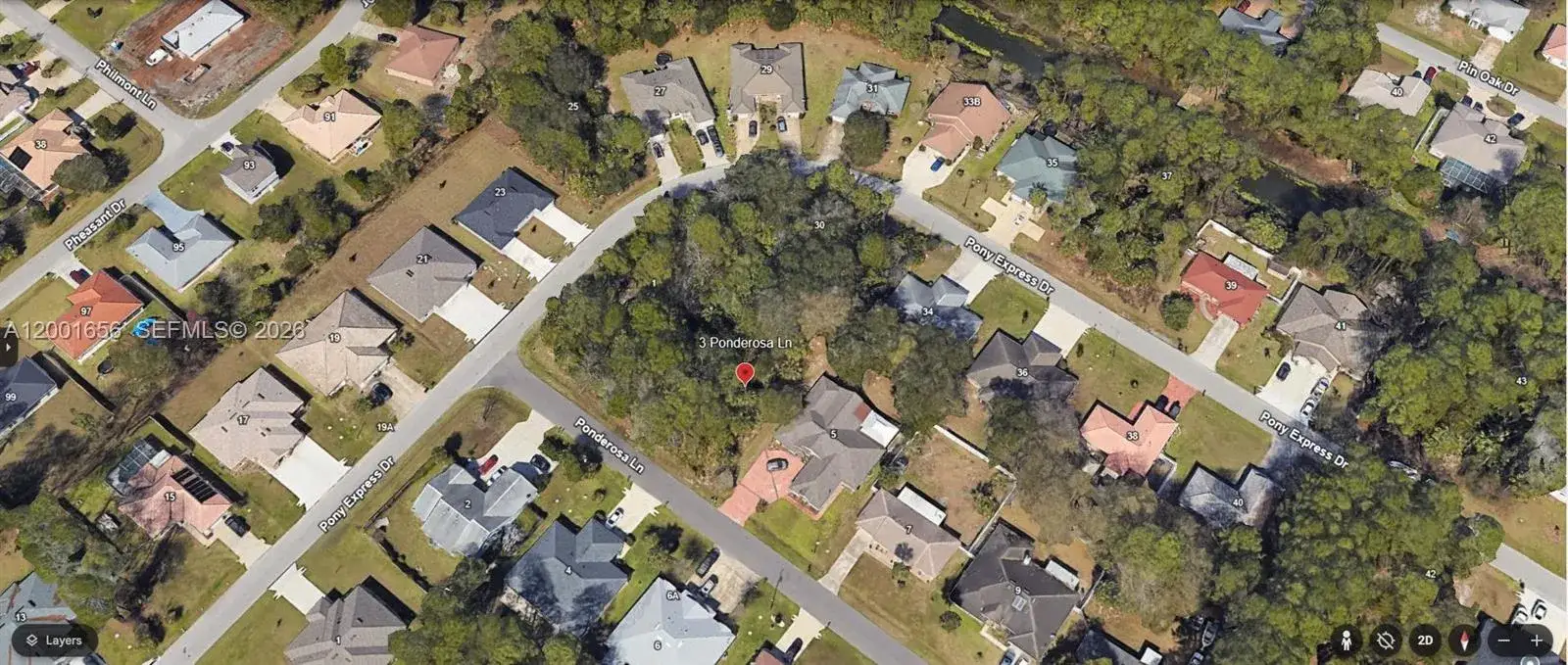 Land/Boat Docks for sale at 3 Ponderosa Lane, Palm Coast FL 32164