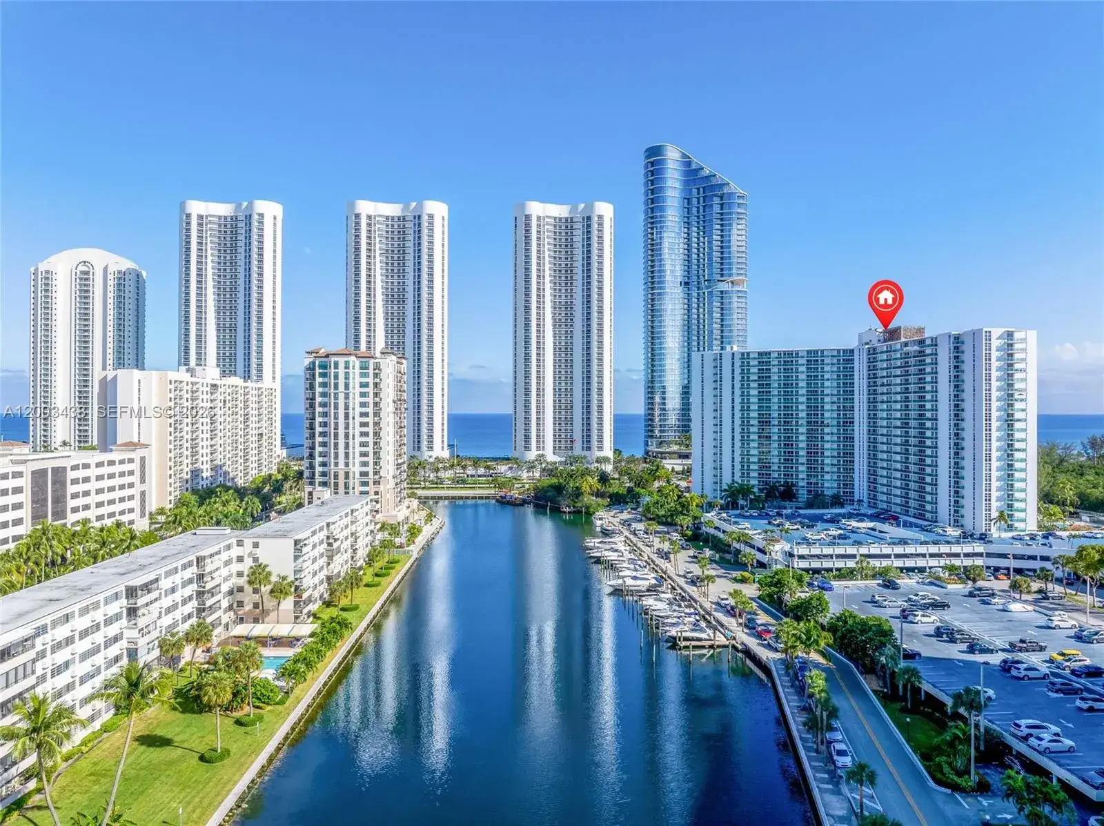 2 bedroom 2 bath Residential for sale at 100 Bayview Dr # 606, Sunny Isles Beach FL 33160