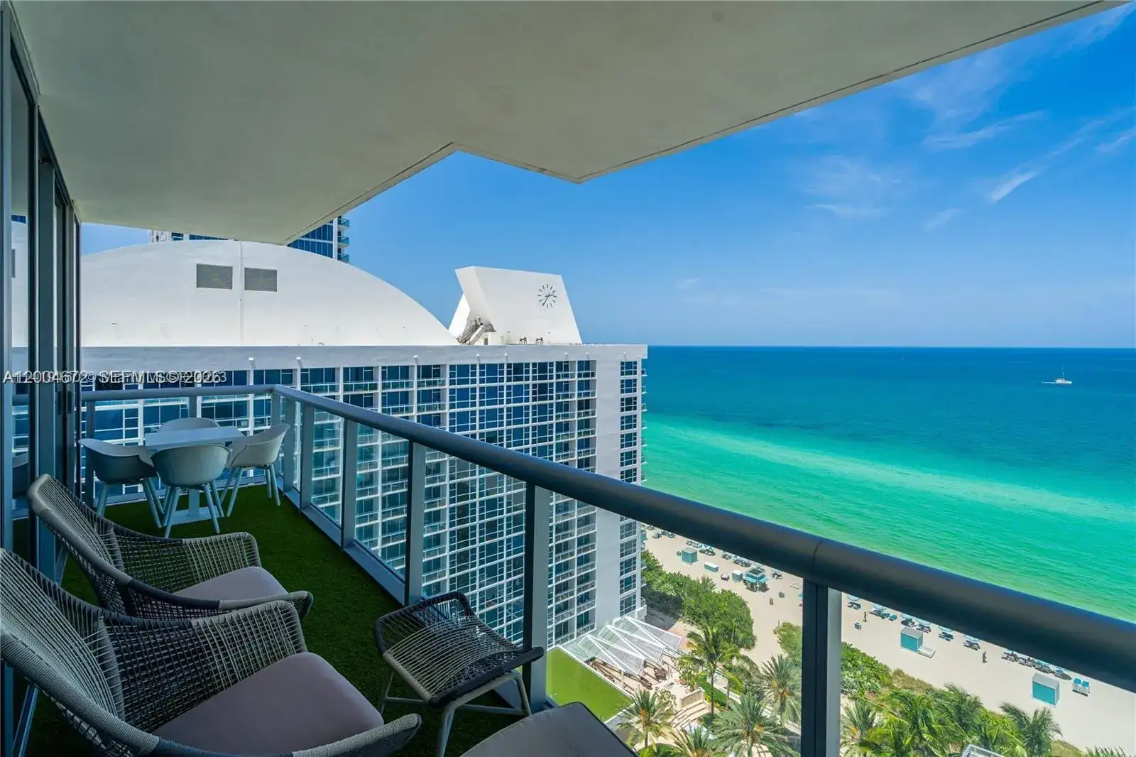 2 bedroom 2 bath Residential Lease for rent at 6799 Collins Ave # 1602, Miami Beach FL 33141