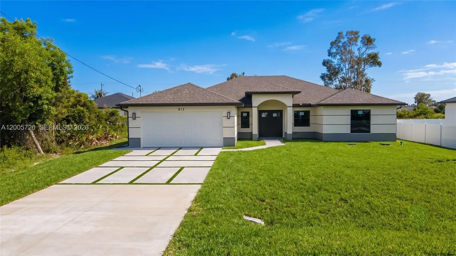 4 bedroom 3 bath Residential for sale at 813 Bell Blvd S, Lehigh Acres FL 33974