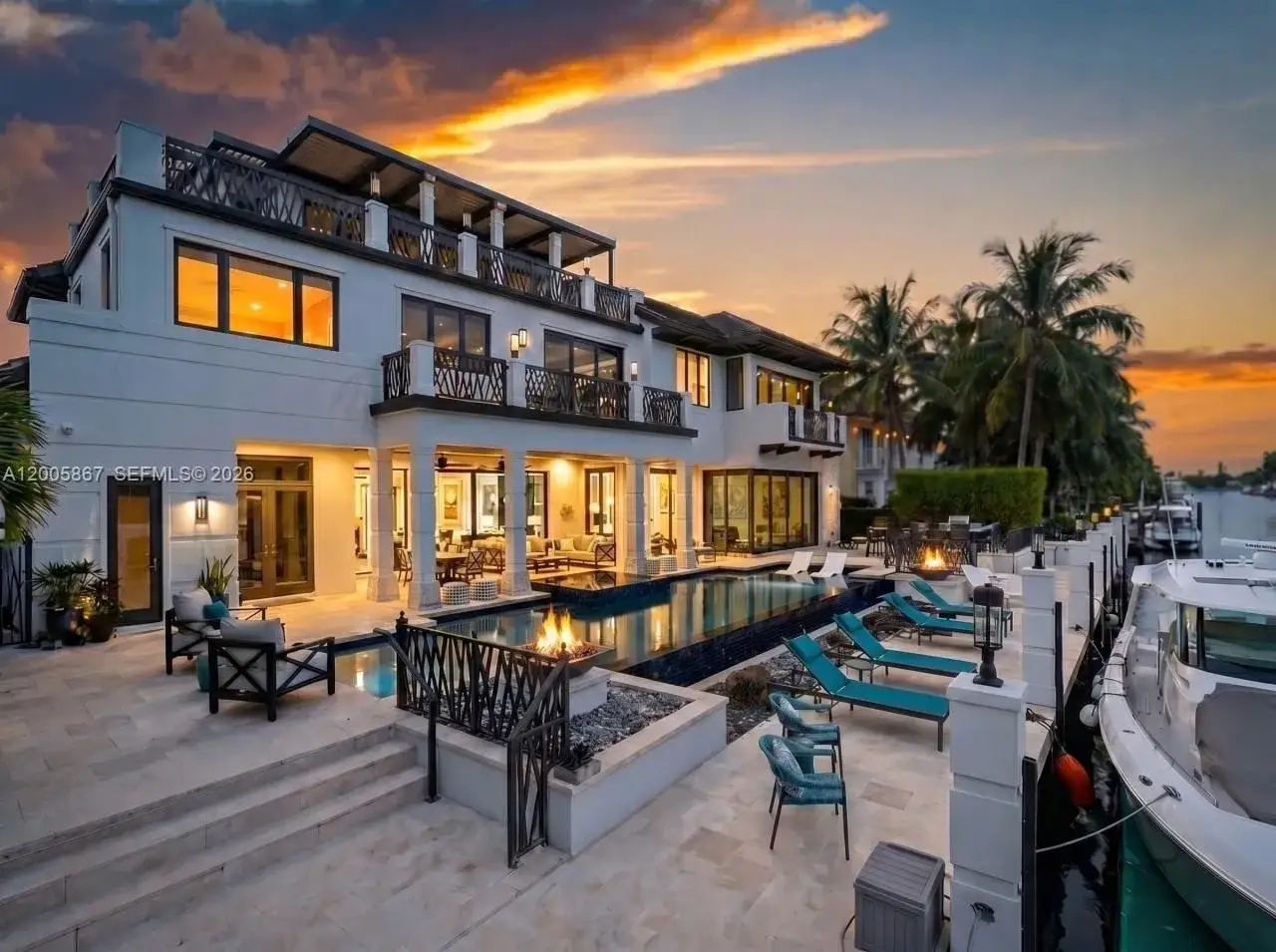 6 bedroom 8 bath Residential Lease for rent at 720 Isle Of Palms Dr, Fort Lauderdale FL 33301