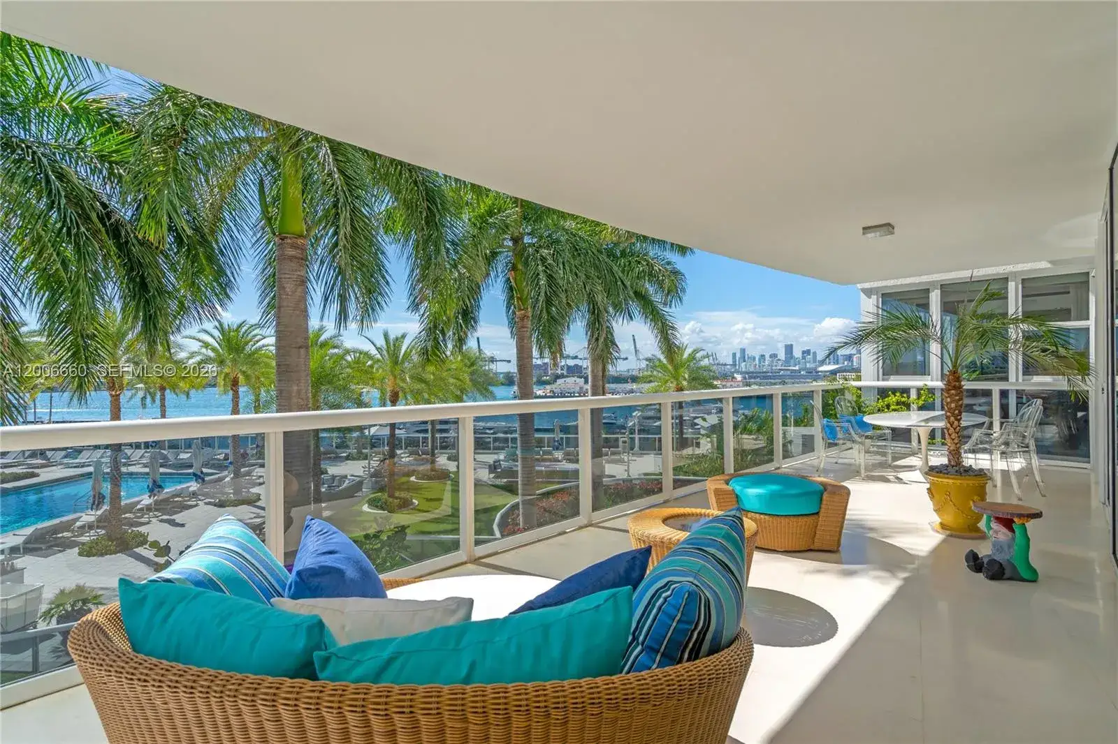 3 bedroom 3 bath Residential Lease for rent at 400 Alton Rd # 706, Miami Beach FL 33139