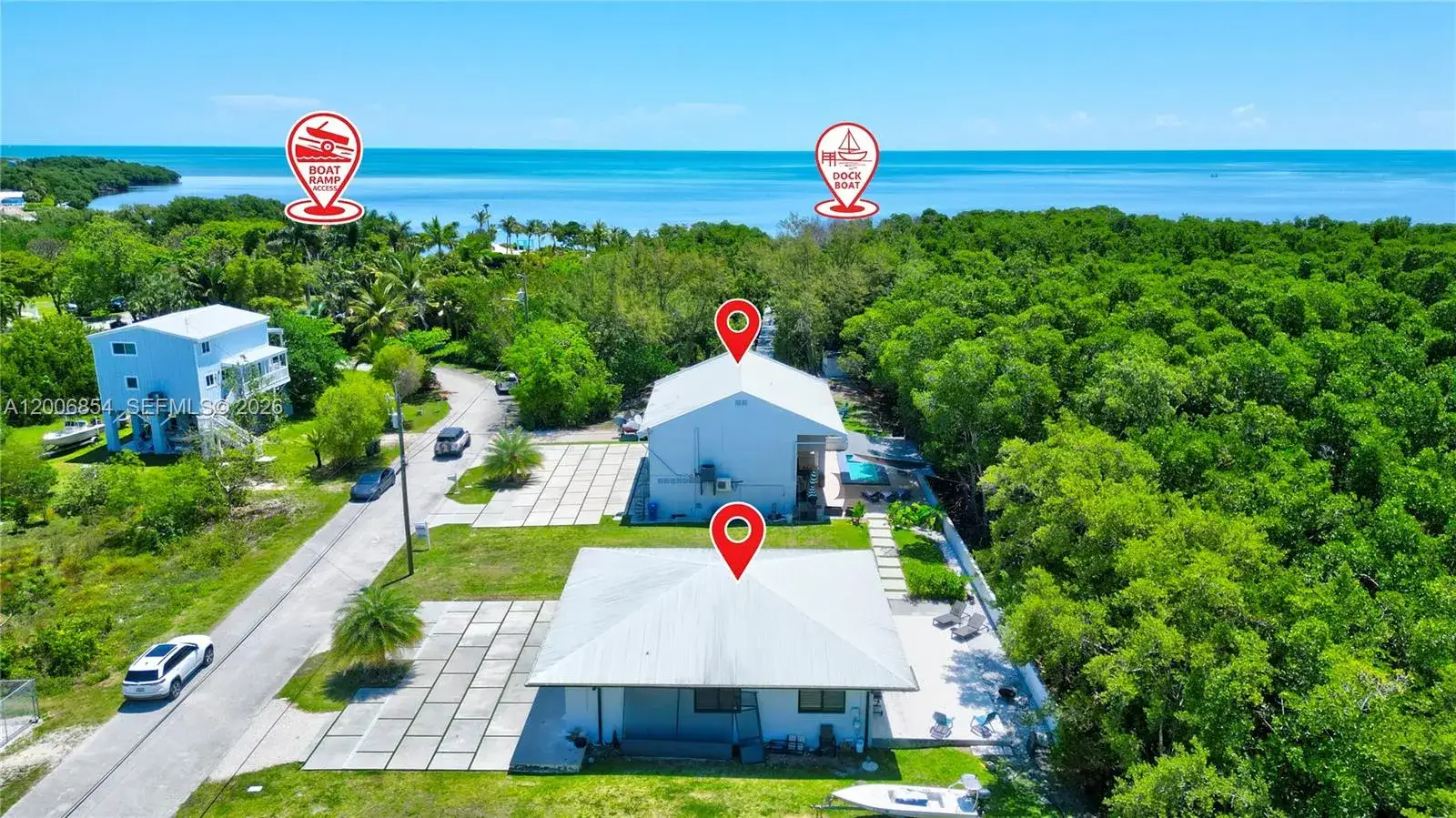 5 bedroom 4 bath Residential for sale at 34 Atlantic Drive, Marathon FL 33037