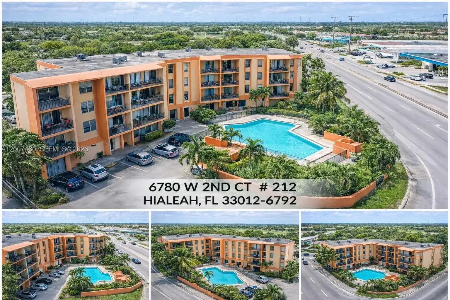 2 bedroom 1 bath Residential for sale at 6780 W 2nd Ct # 212, Hialeah FL 33012