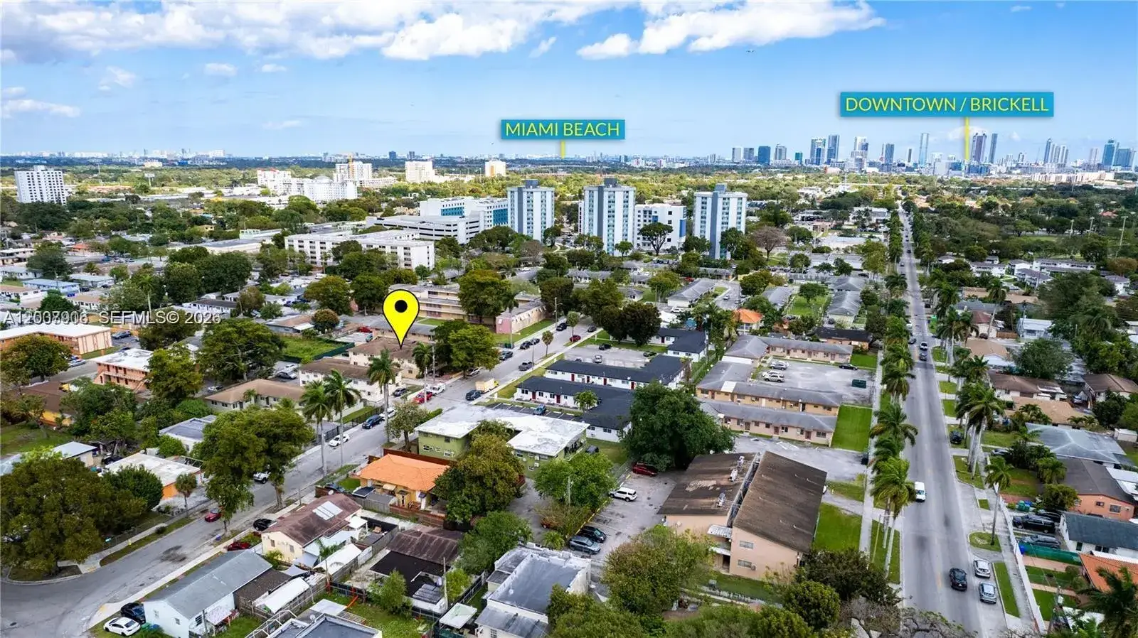 2 bedroom 1 bath Residential Lease for rent at 1945 NW 29th St # A8, Miami FL 33142