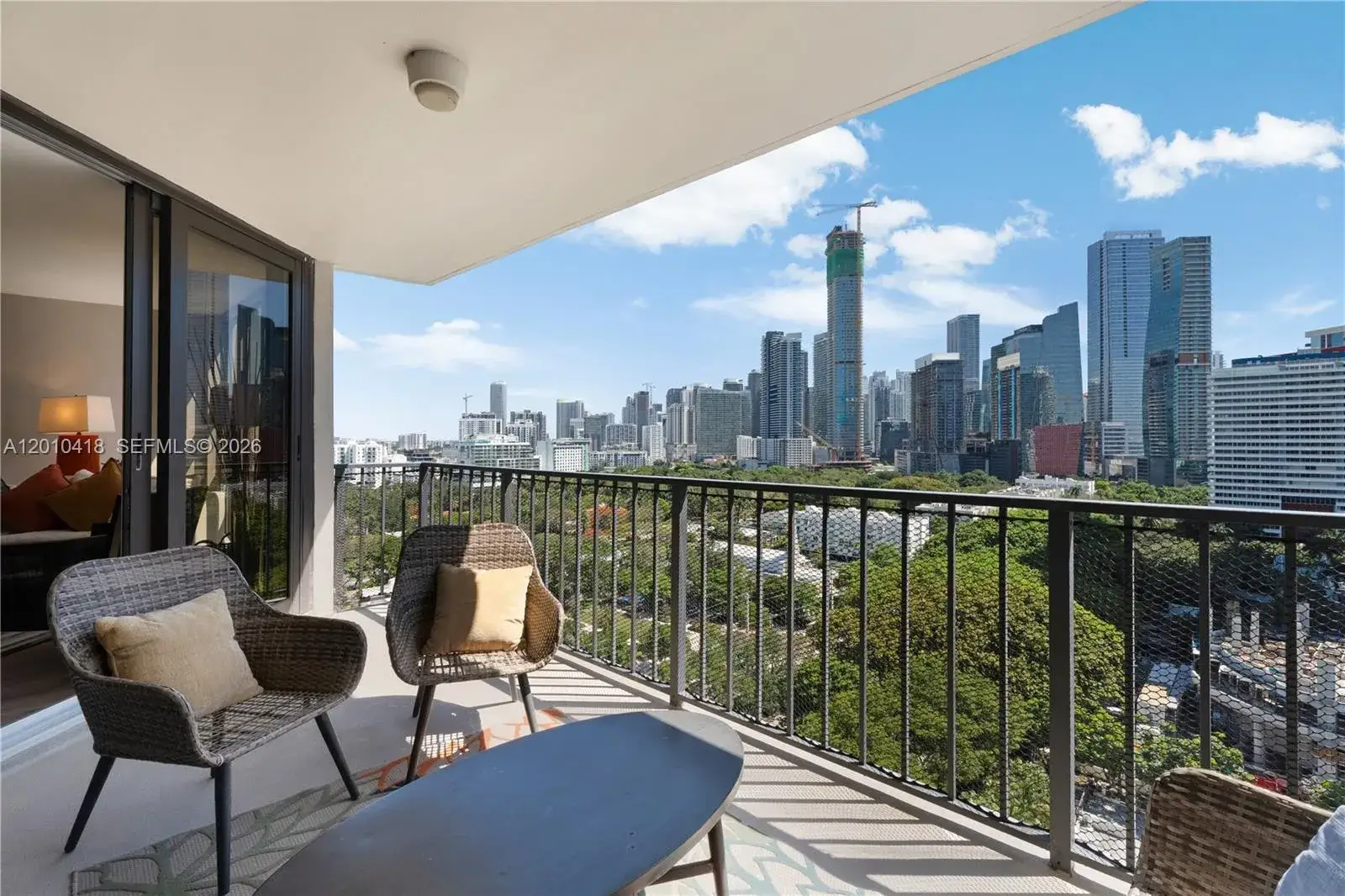 4 bedroom 3 bath Residential Lease for rent at 1901 Brickell Ave # B1809, Miami FL 33129