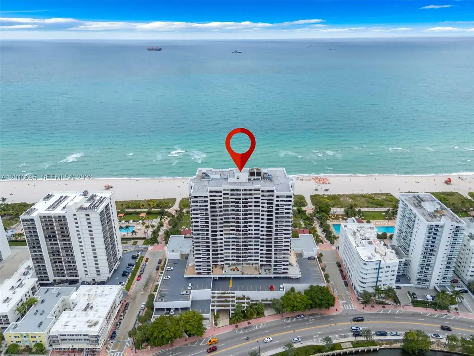 2 bedroom 2 bath Residential for sale at 2555 Collins Ave # 2401, Miami Beach FL 33140