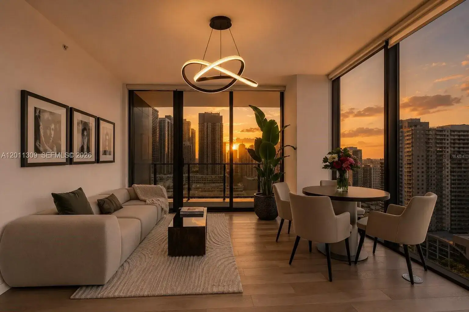 2 bedroom 2 bath Residential for sale at 20 NE 11 ST # 3410, Miami FL 33132