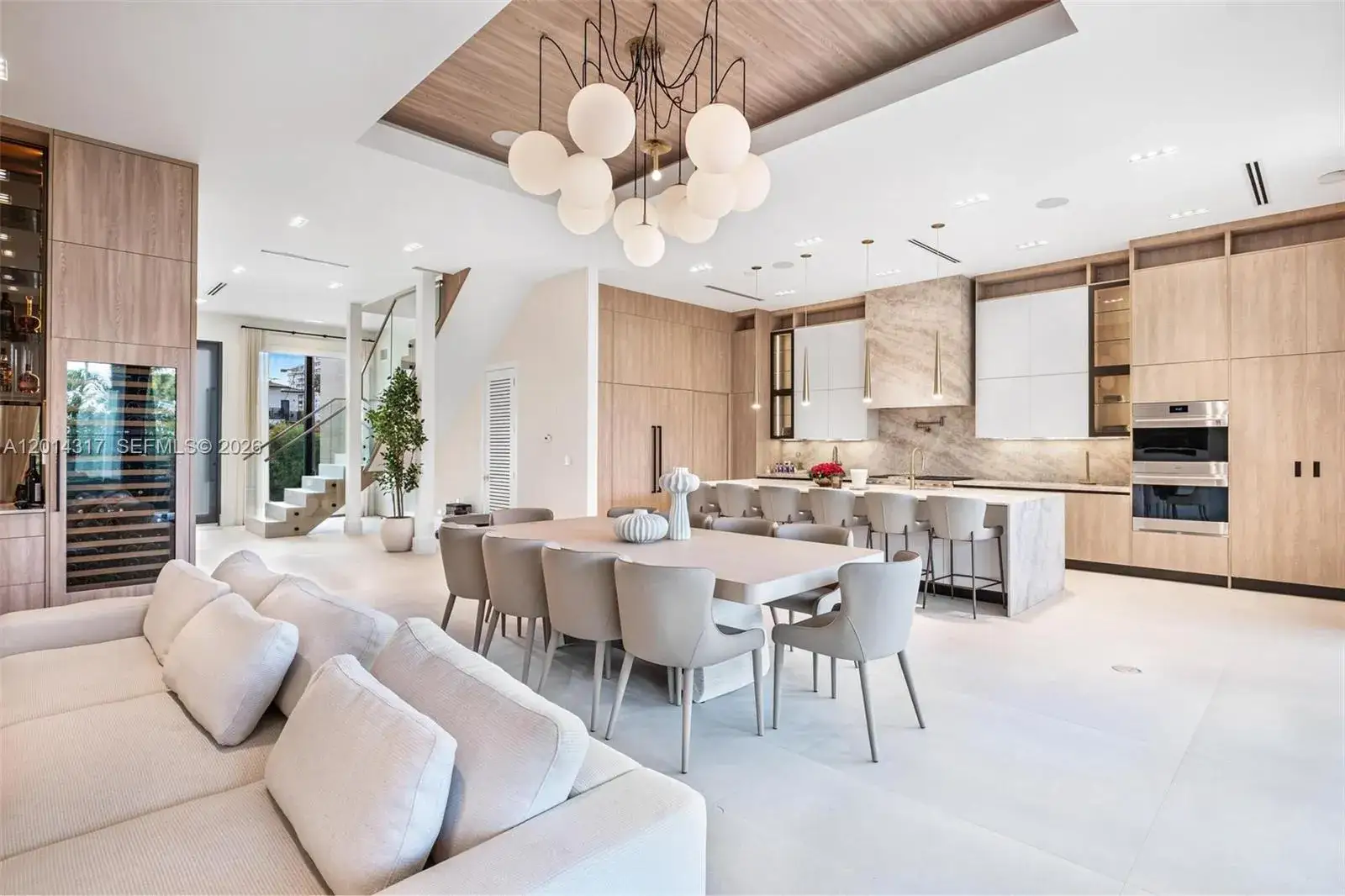 6 bedroom 5 bath Residential for sale at 9280 Byron Ave, Surfside FL 33154