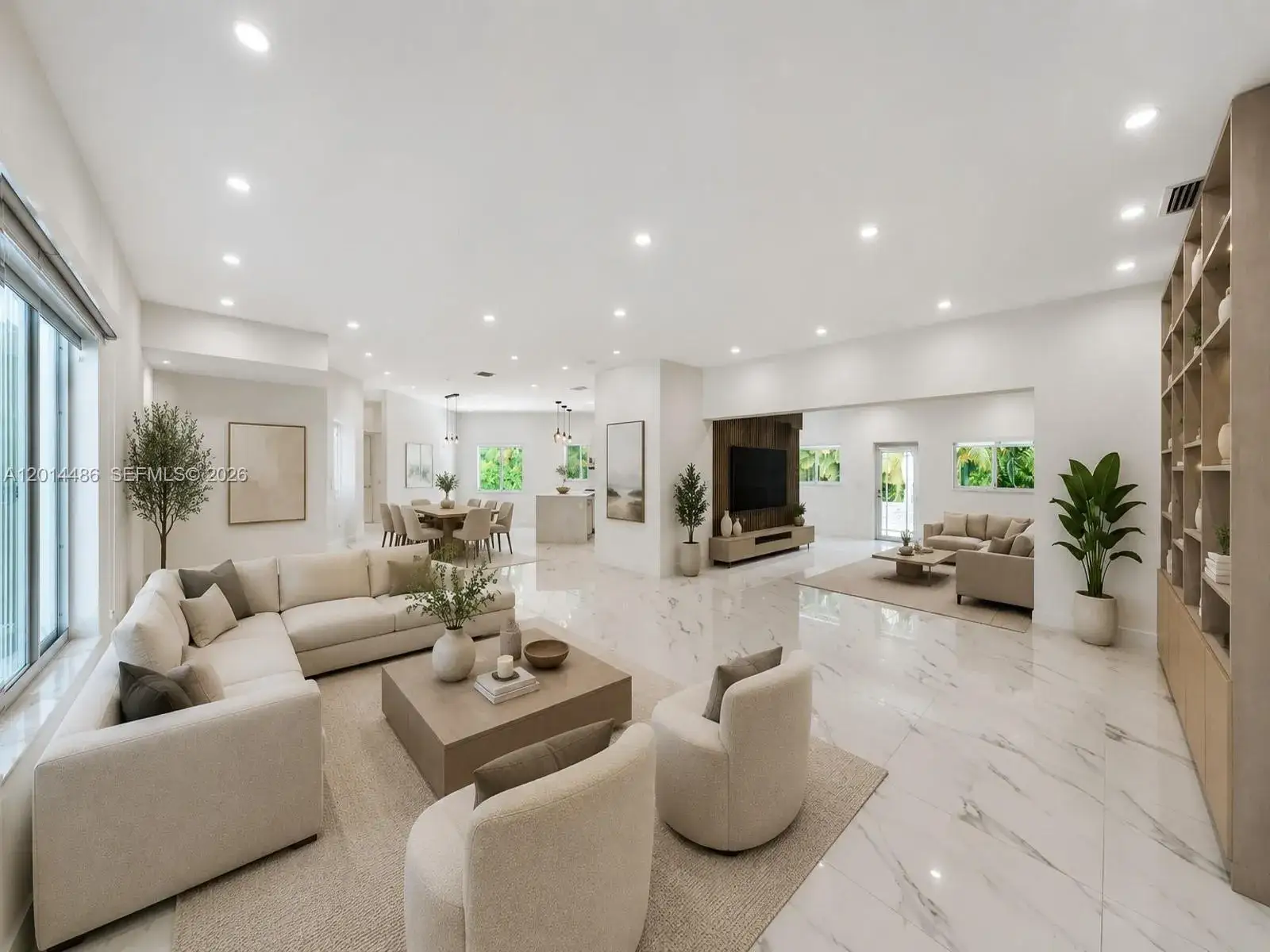 3 bedroom 2 bath Residential Lease for rent at 711 Sunset Dr, Coral Gables FL 33143
